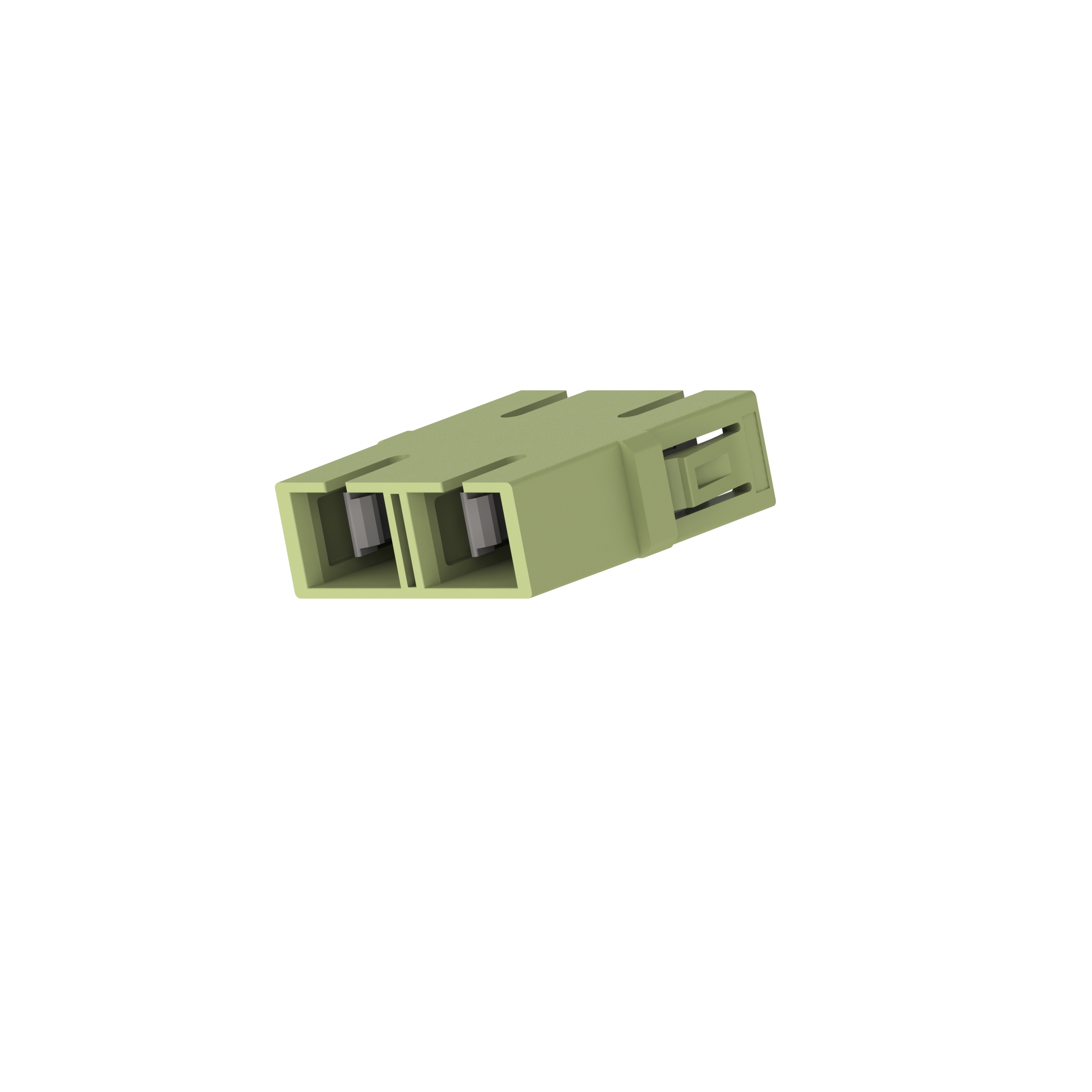 Lime SC, Multimode Duplex Fiber Adapter