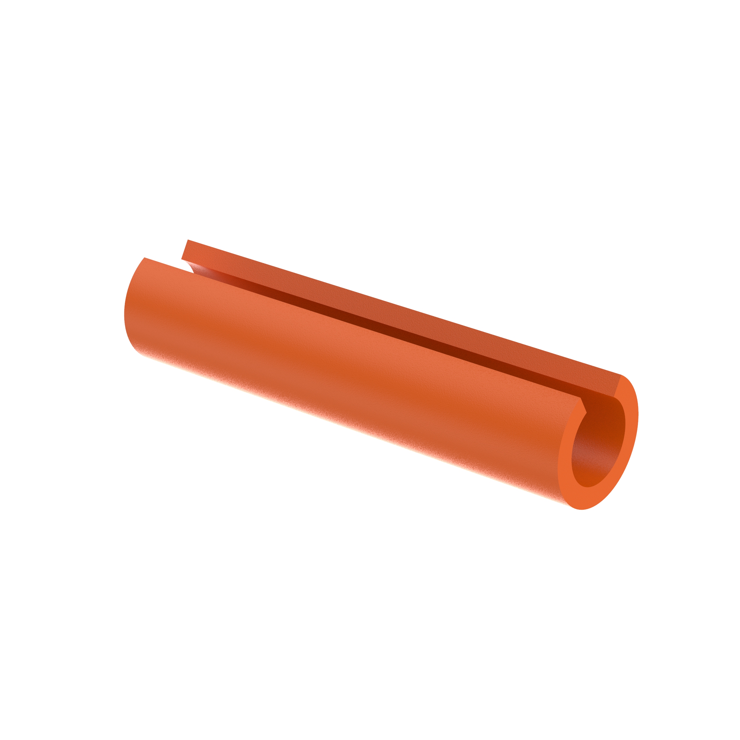 Tanımlama Kılıfı, Turuncu, 25.4mm Uzunluk, 100'lü Paket
