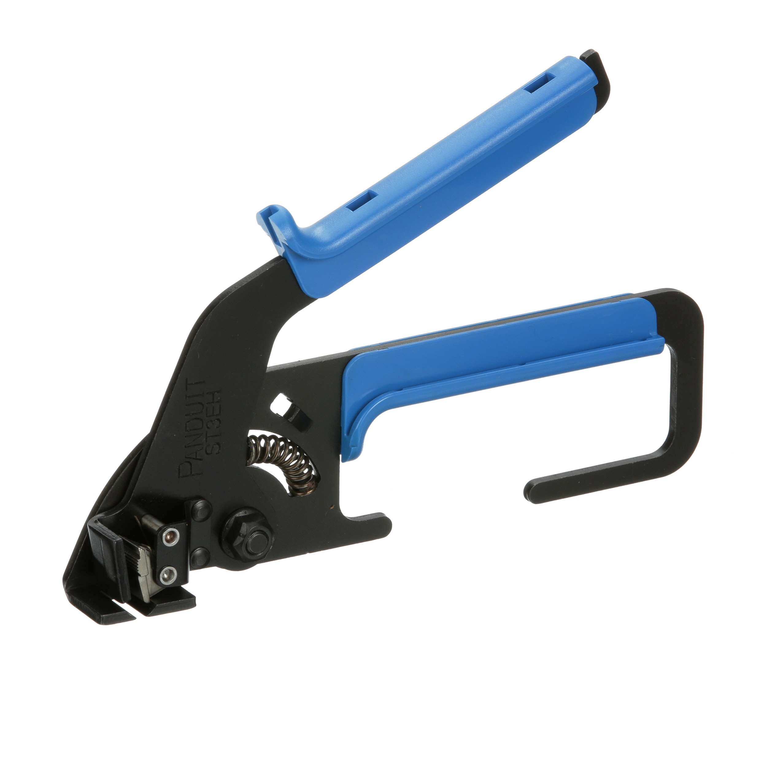 Cable Tie Hand Tool, Blue/Black, Steel, 190.5x22.1mm, PK1
