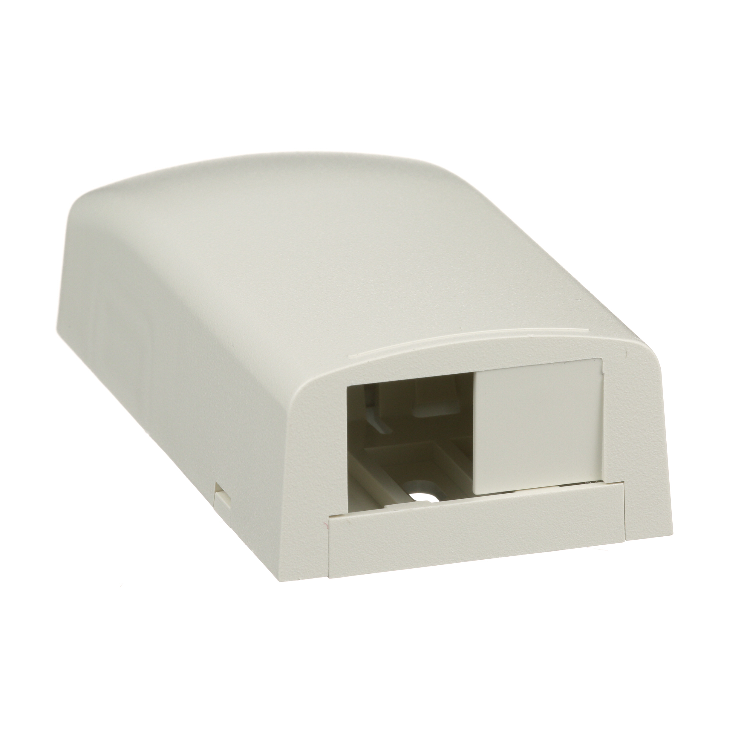 Mini-Com® Yüzey Montaj Kutusu, 2 Port, Krem Beyazı