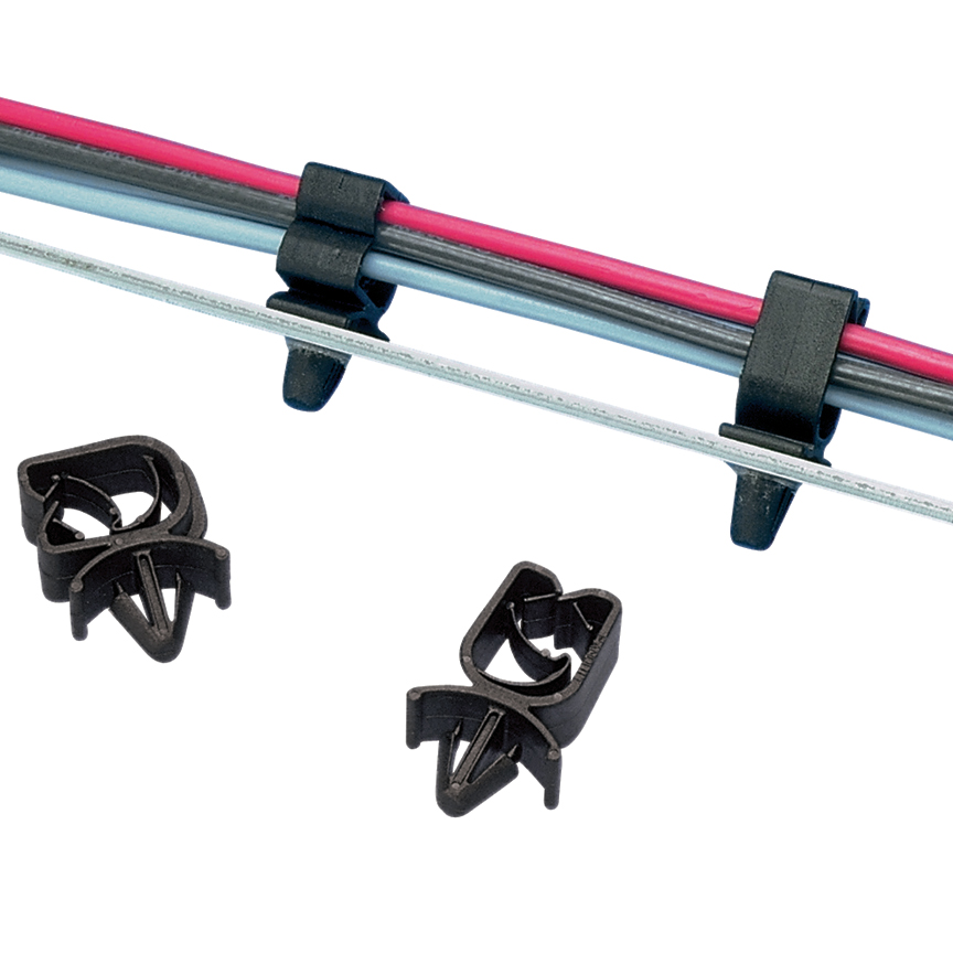 Harness Clip with Push Barb