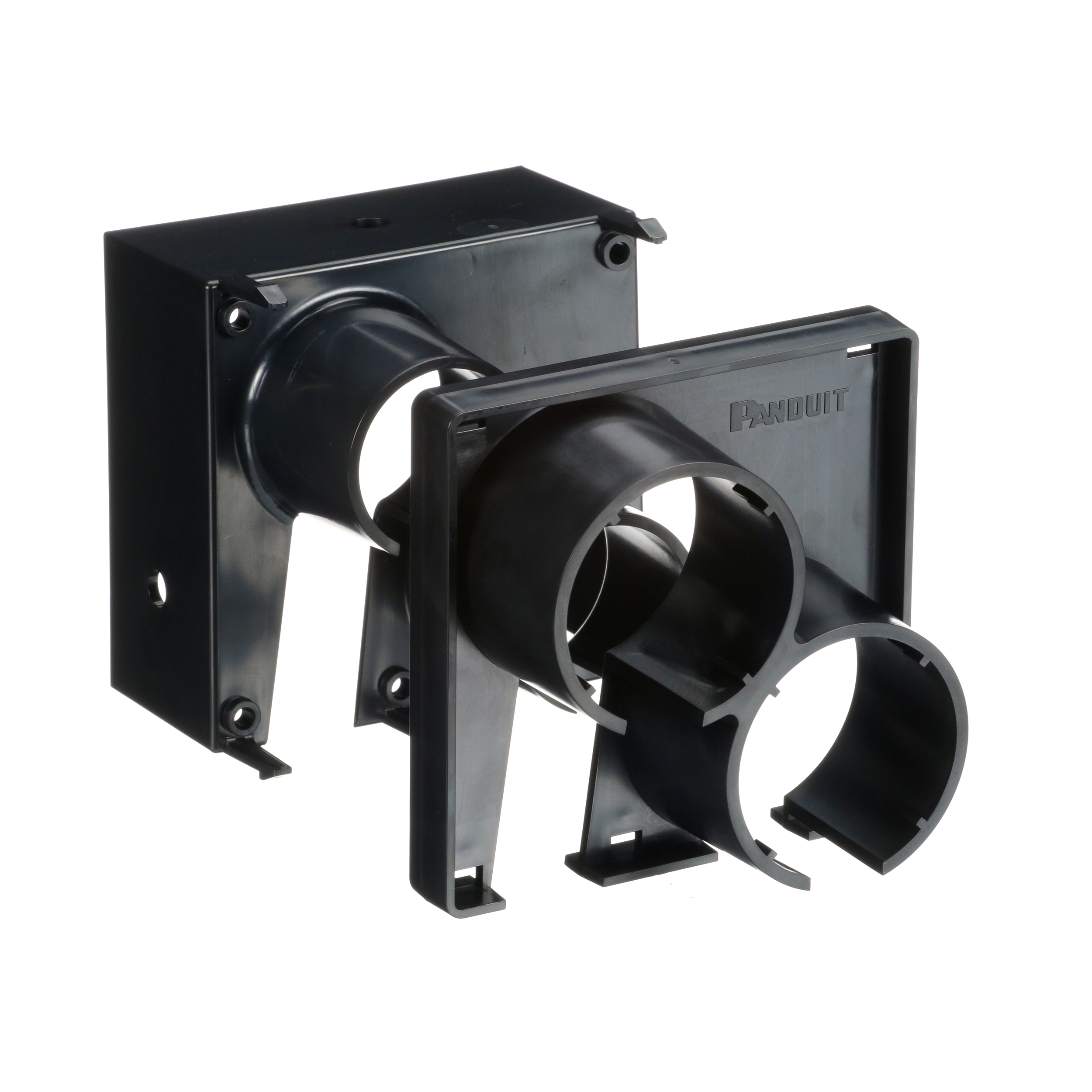 2-PORT YUVARLAK AKIŞ, 4X4 FİTİNG İLE KULLANILIR, SİYAH