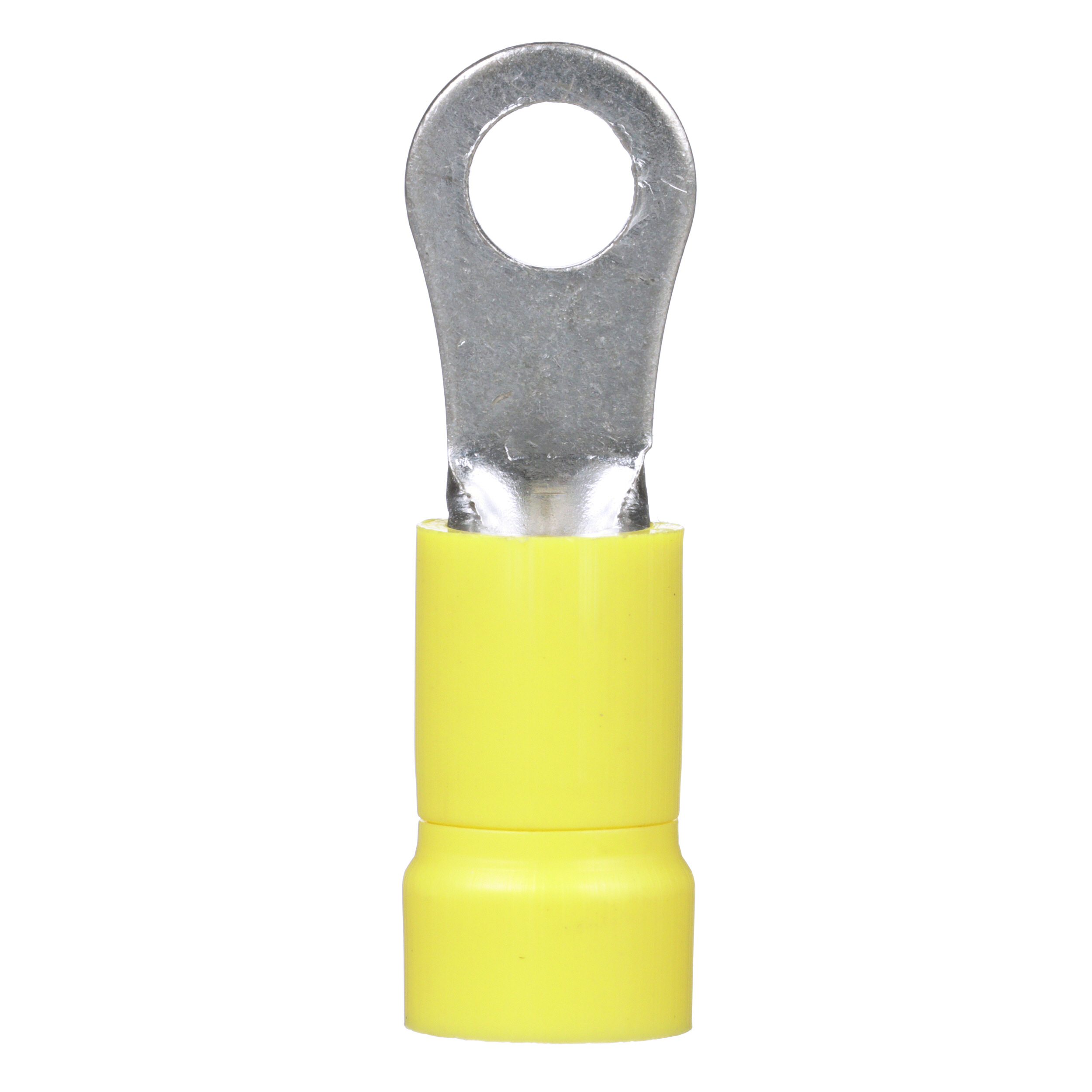 Halka Terminal, Sarı, Vinil, 4-6mm² Kablo, 50'li Paket