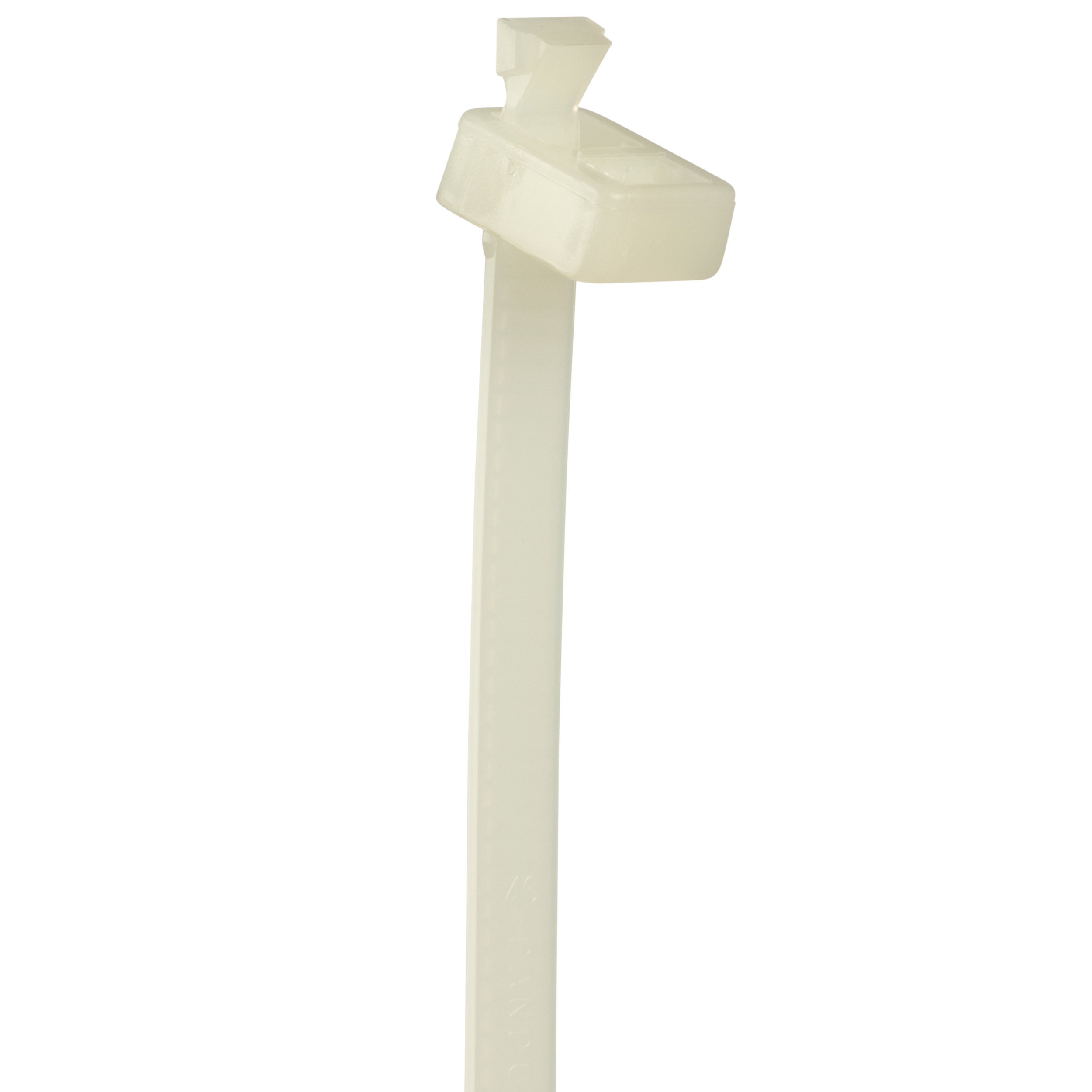 Double Loop Tie, 2-Piece, 172L, 4.6W, Nylon 6.6, Natural,PK1000