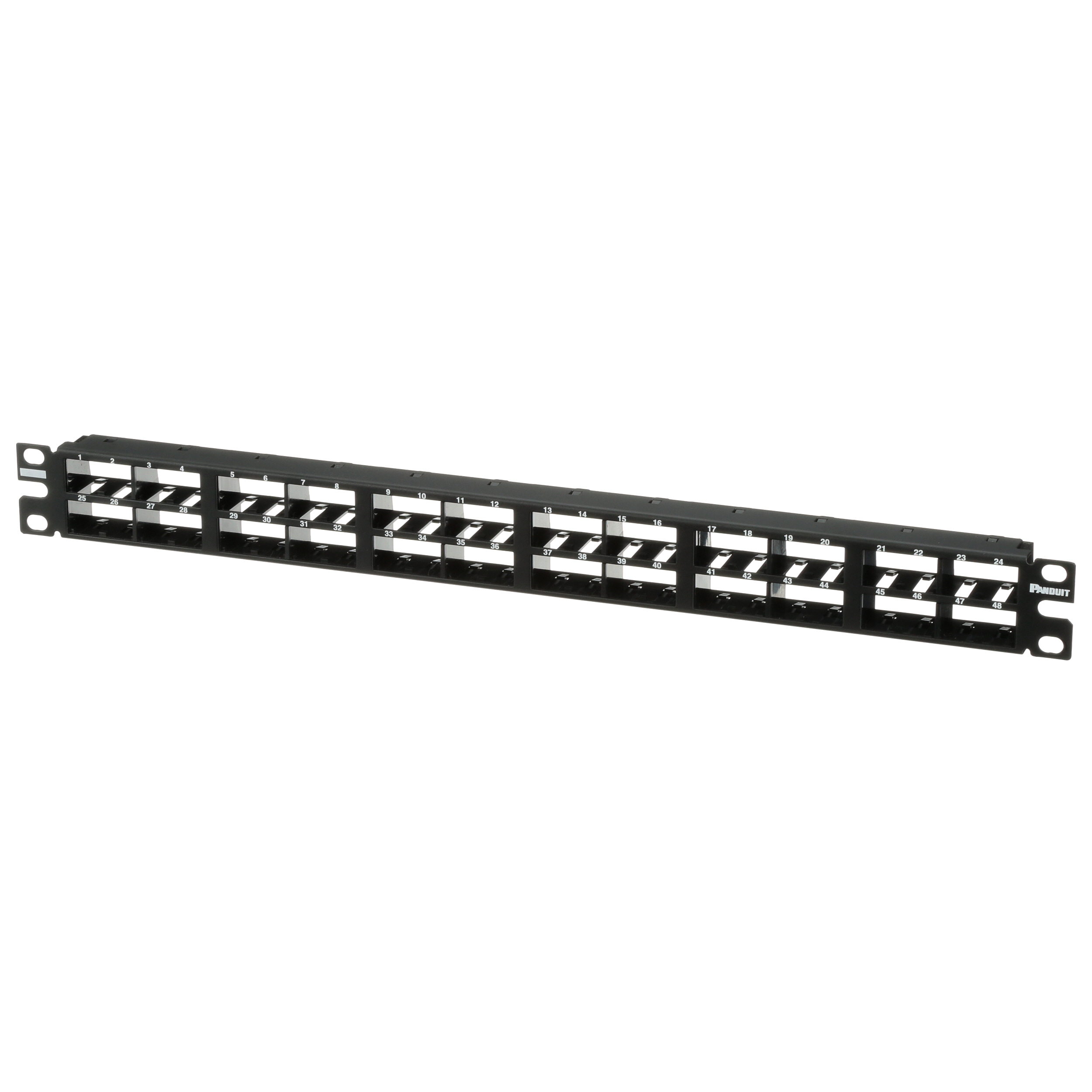 Mini-Com® Yama Paneli, 48 Port, 1 RU, BL