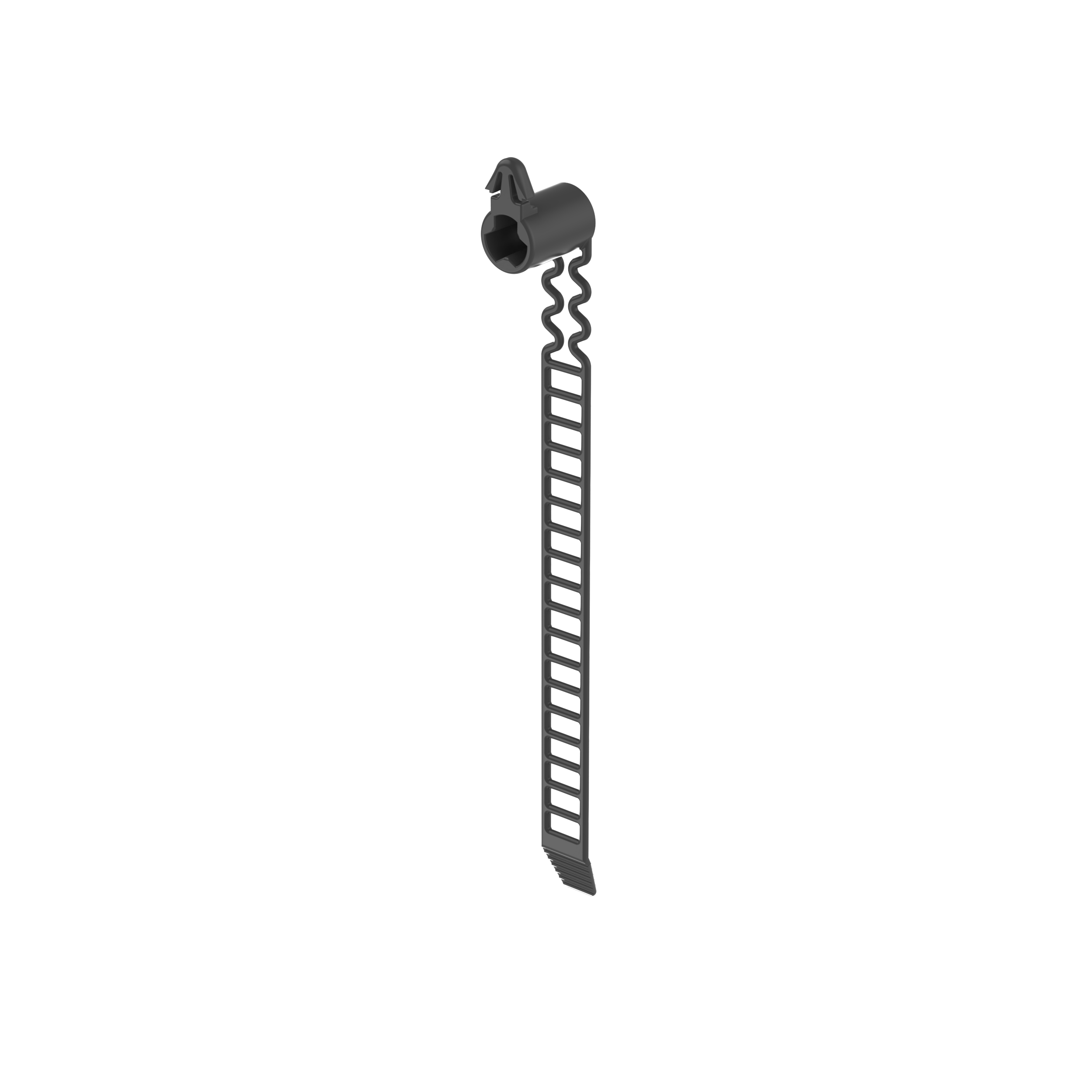 Ladder Stud Mount TieBlk,HS PA6.6,132x9.7mm,156N, PK1000