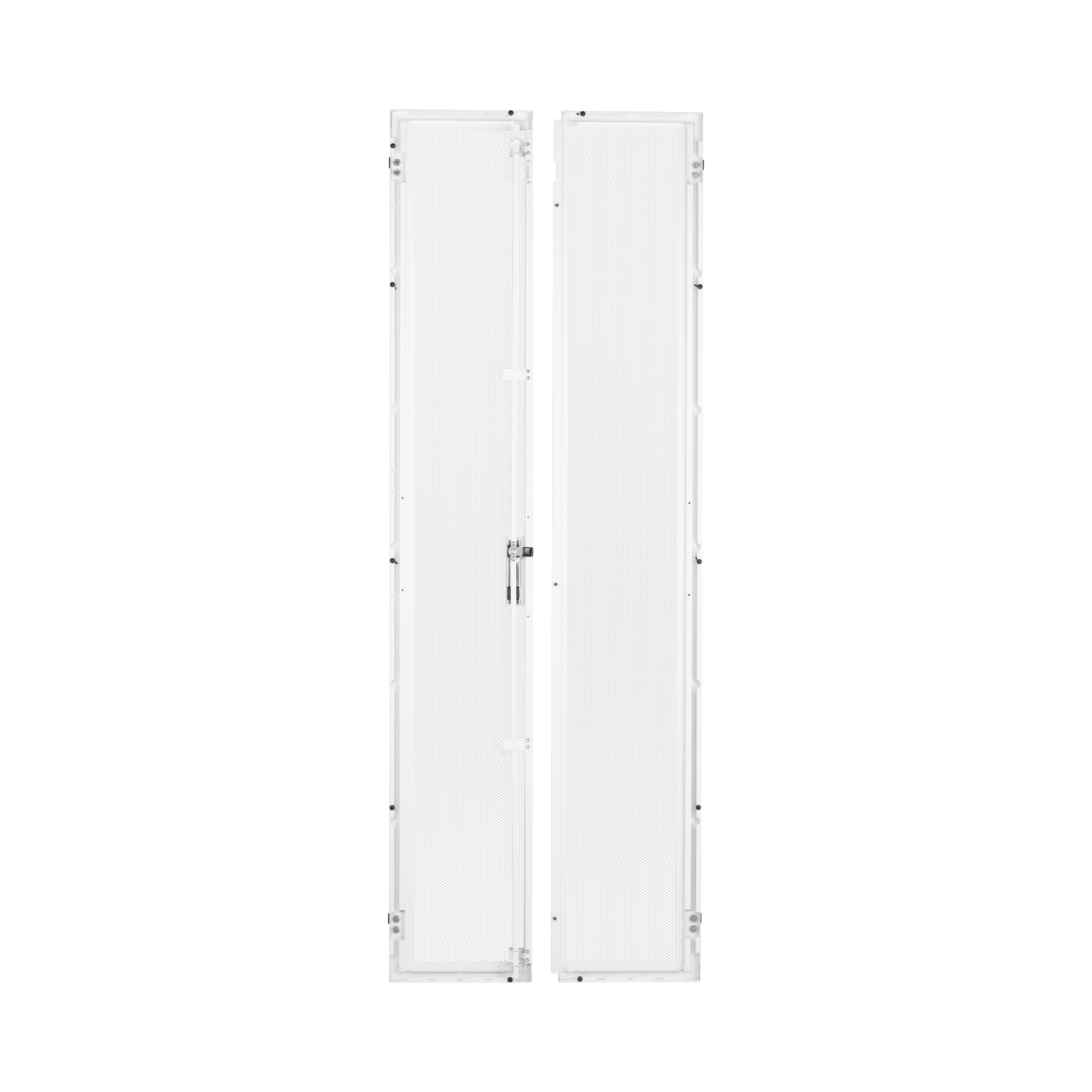 Tekli Menteşeli Kapı, Delikli, 800mmx45RU, Siyah