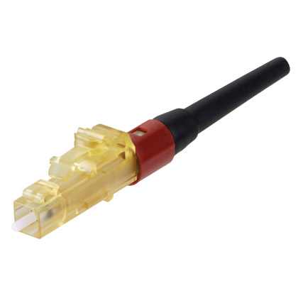 Cam Tarzı Kilitli LC Simplex 50µm OM3/4/5 Kilitli B: Kırmızı w Aqua Çerçeve