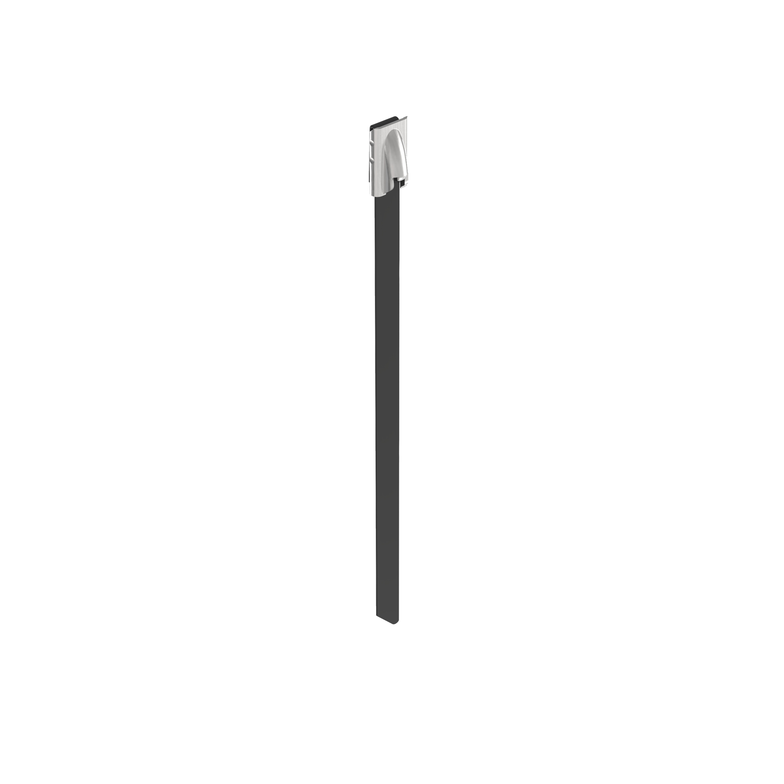 Kablo Bağı, PET Kaplı Paslanmaz Çelik 316, Siyah, 152.4x4.6mm, Paket 100