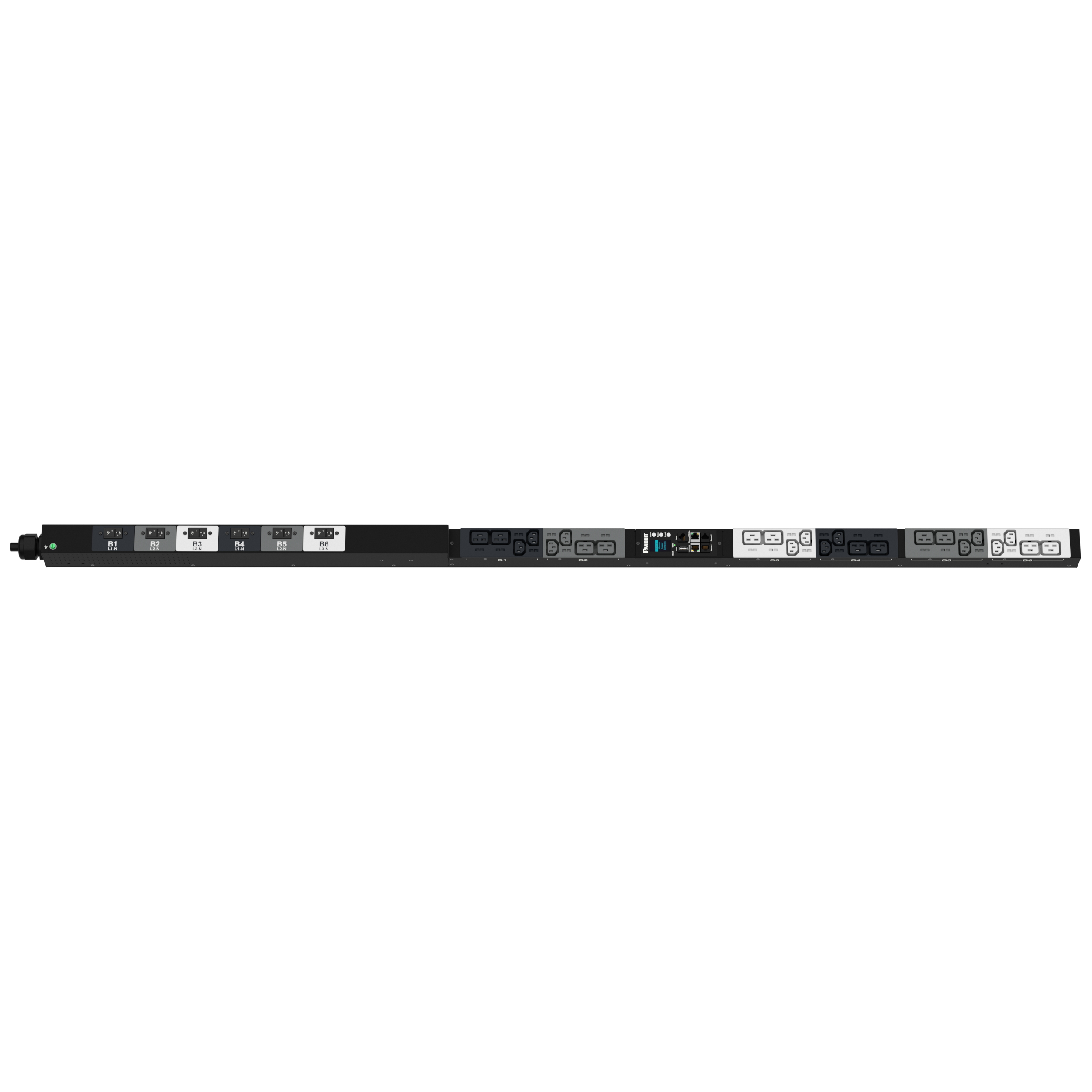 G6 MI PDU, 32AMP, (12)C13, (12)C19, IEC 60309 3P+N+E 6h