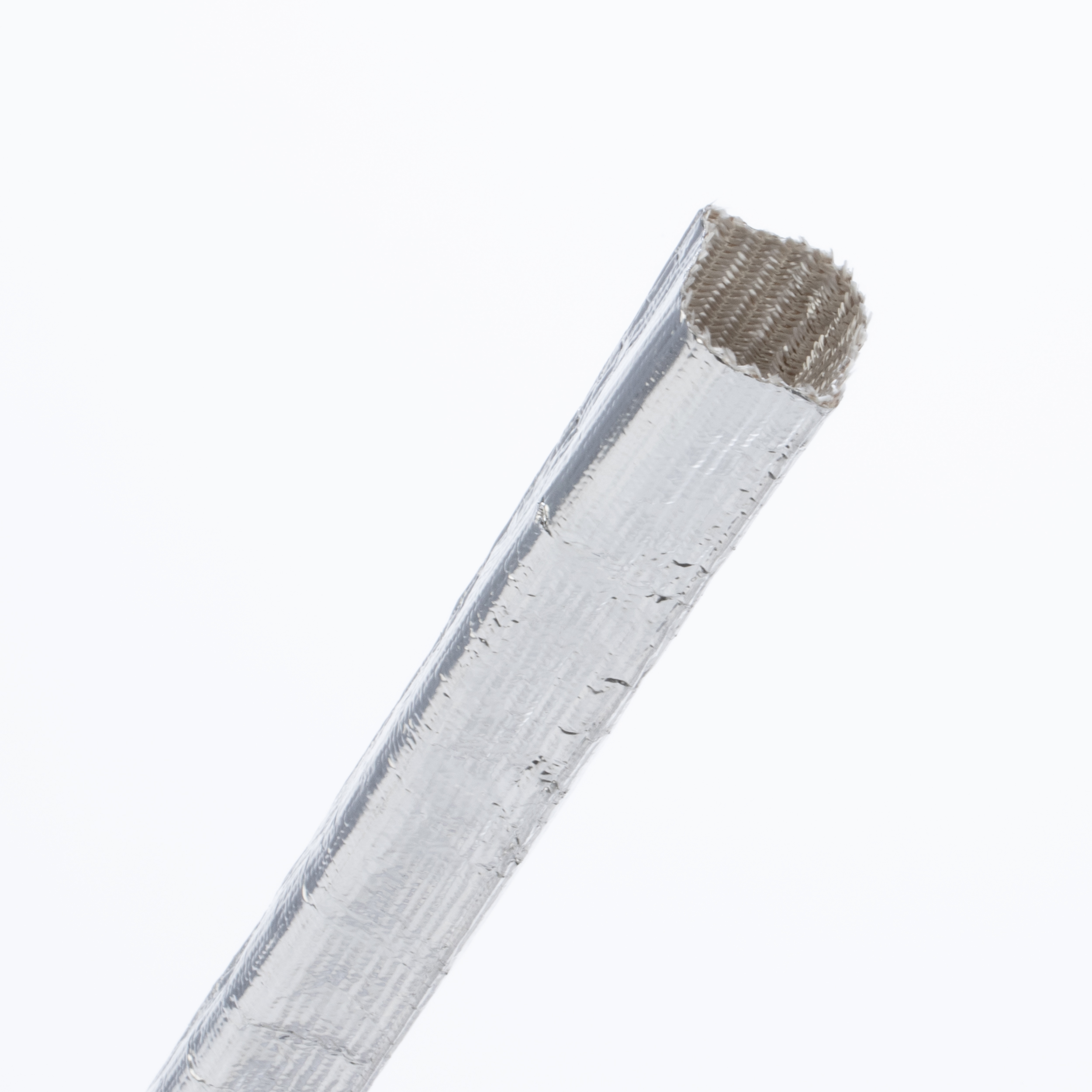 Yalıtkan Fiberglas Boru, 1" çap, Gümüş, 100' RL