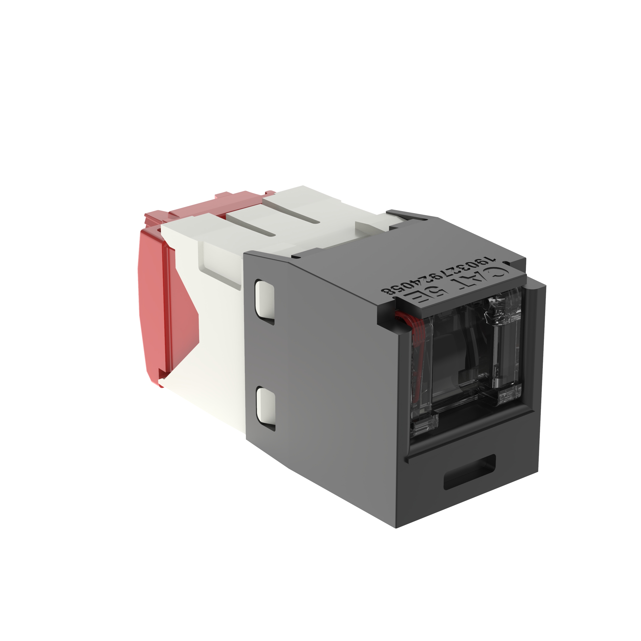 Mini-Com® RJ45 Cat 5e Kapatmalı TG Jak Modülü, BL