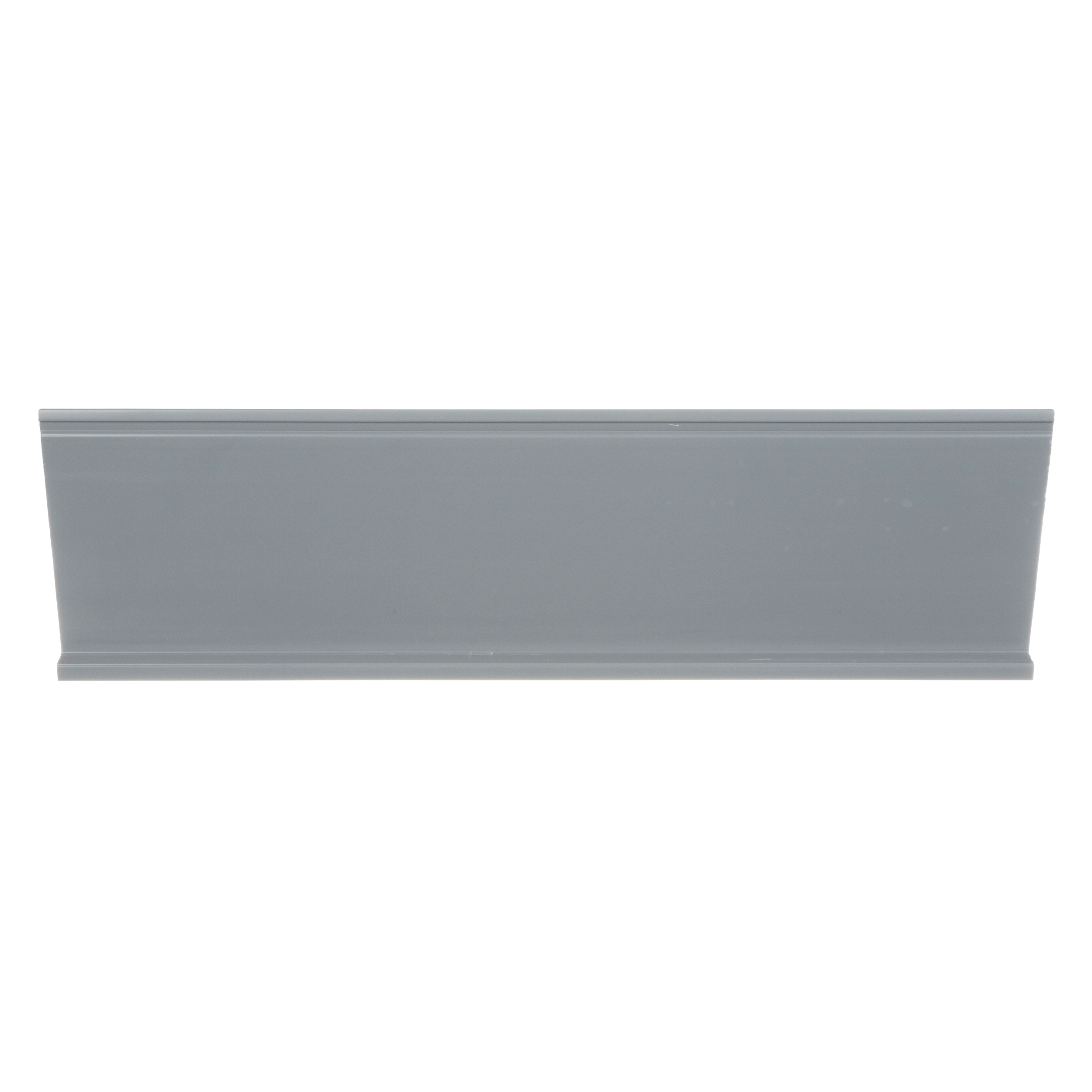 Paroi de séparation de goulotte PVC gris clair 100mmx6pieds (1,8m) Cdt.6pied