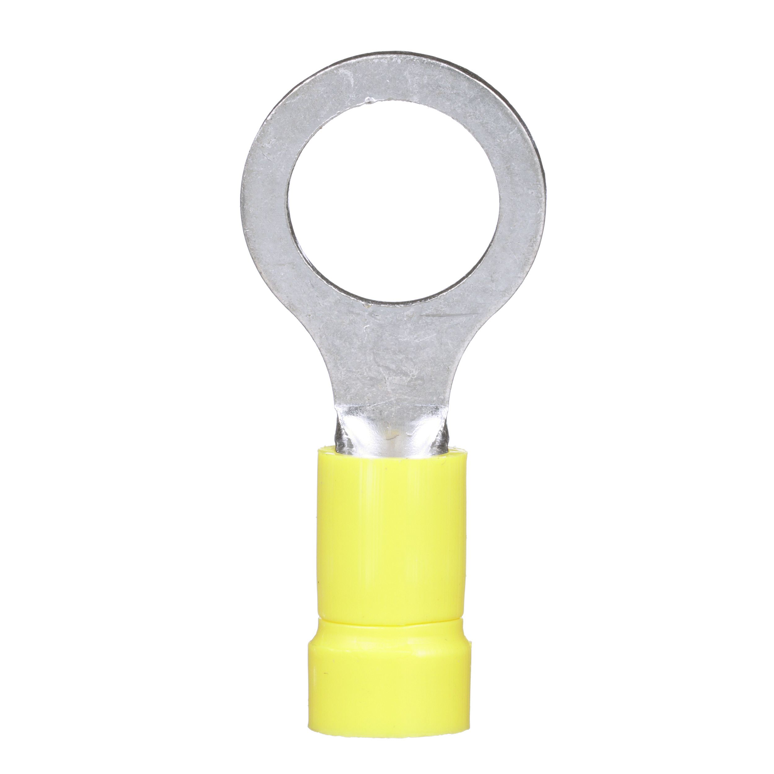 Halka Terminal, Sarı, Vinil, 9.9mm Çap, 4-6mm² Kablo, 500'lü Paket