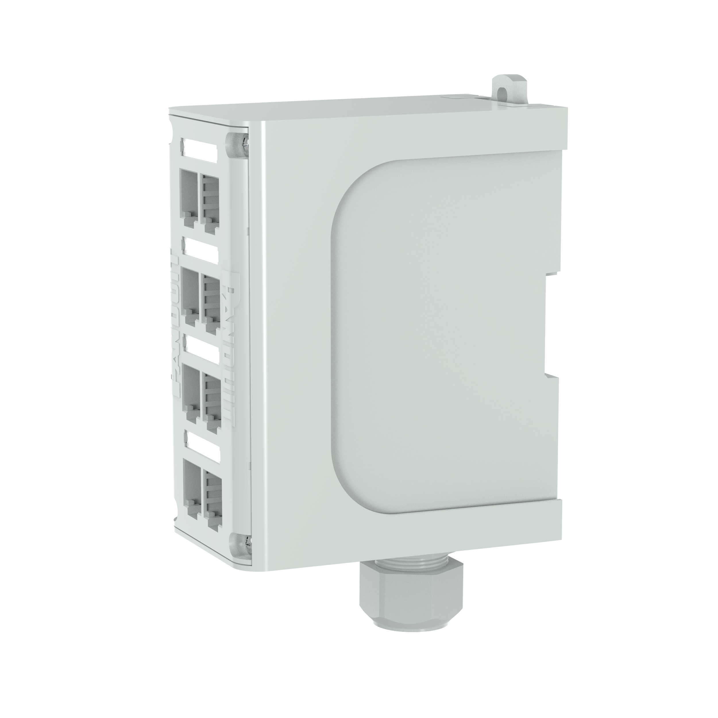 Mini-Com® 8 port DIN Ray Fiber Yama Paneli