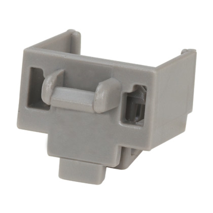 RJ45 Blockout Device, Gray, PK 10