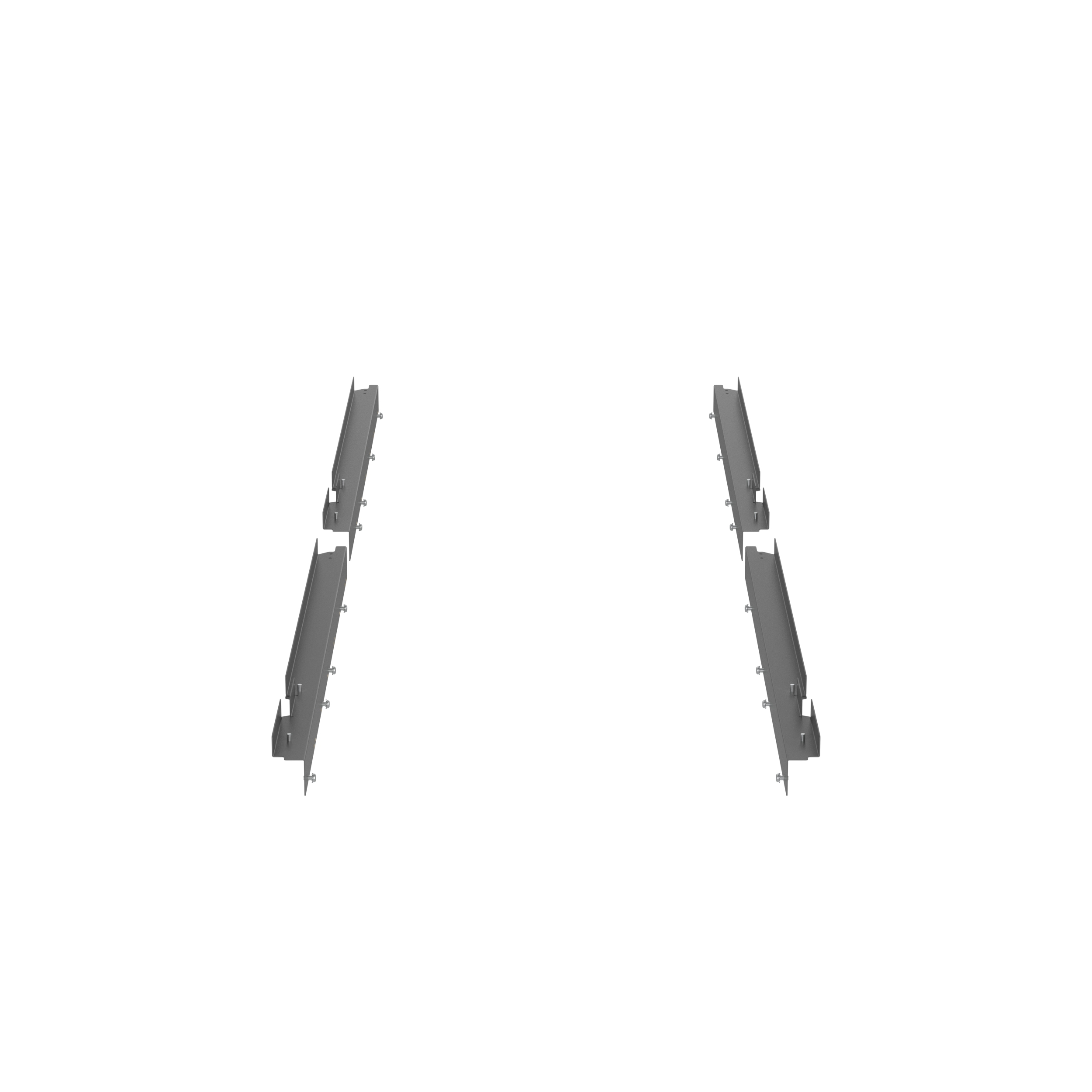 Dikey Boşluk Paneli, 600mm Genişlik, Siyah