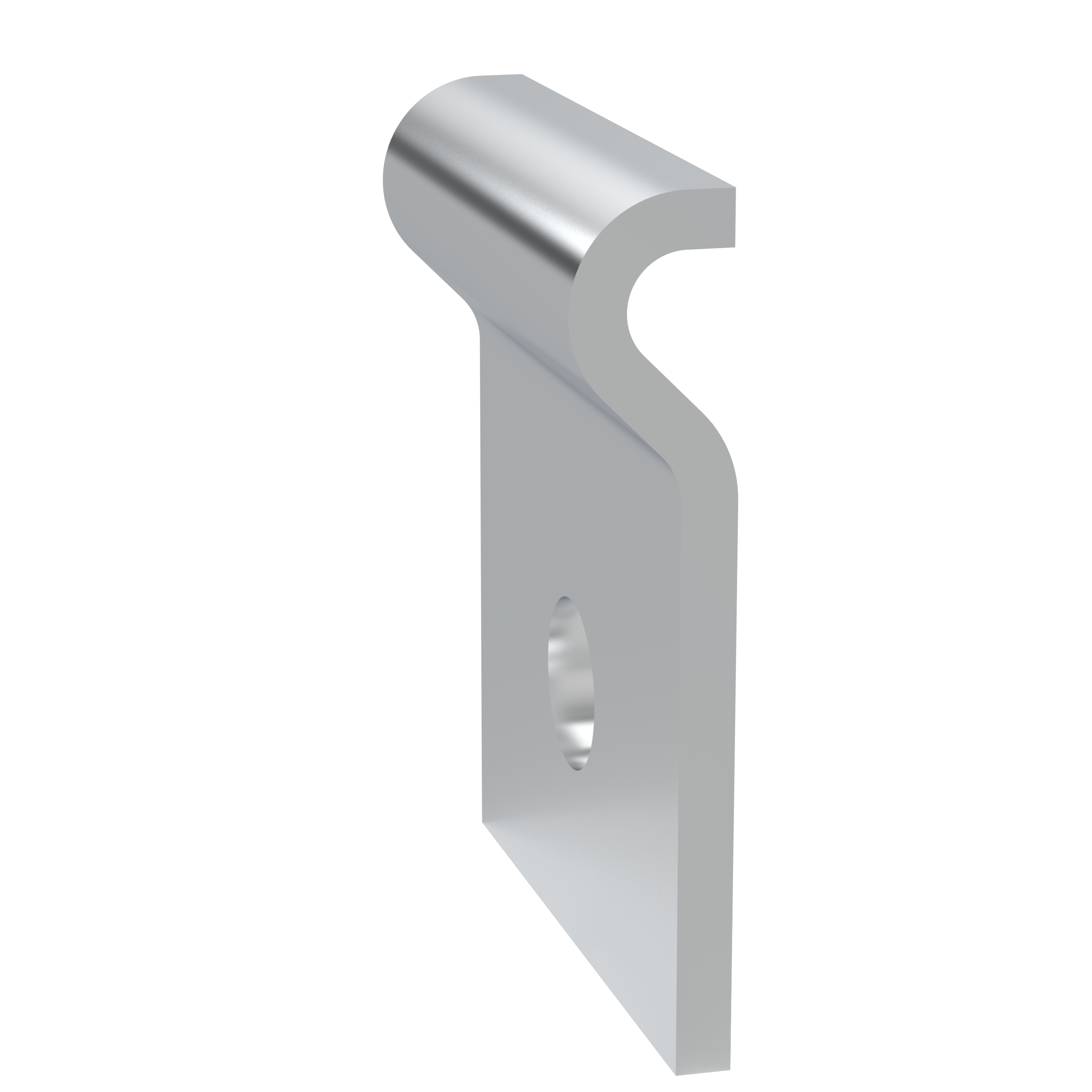 Wire Basket Vertical Wall Mount Bracket, Zinc