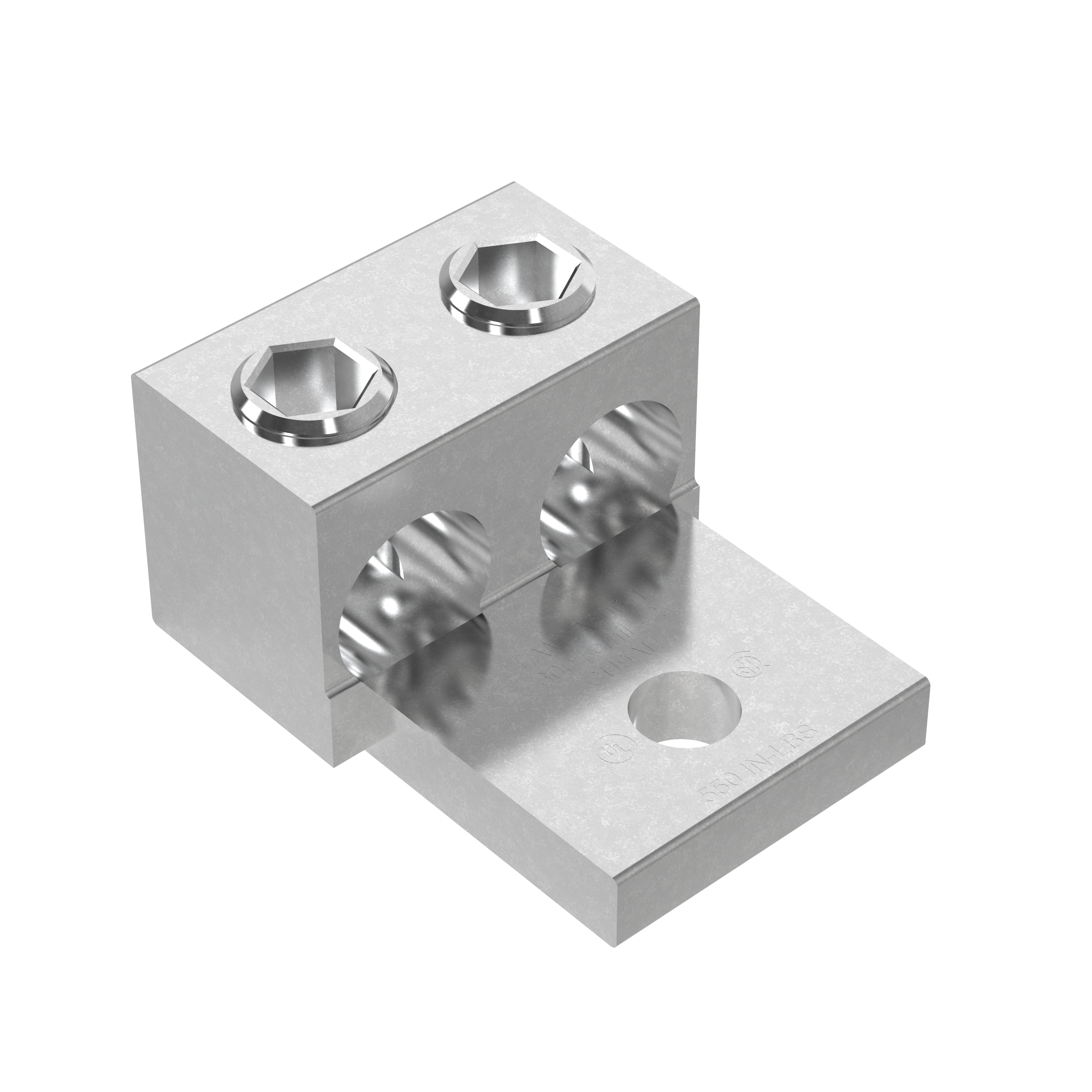 Cosse alu 1 trou 4AWG-600kcmil