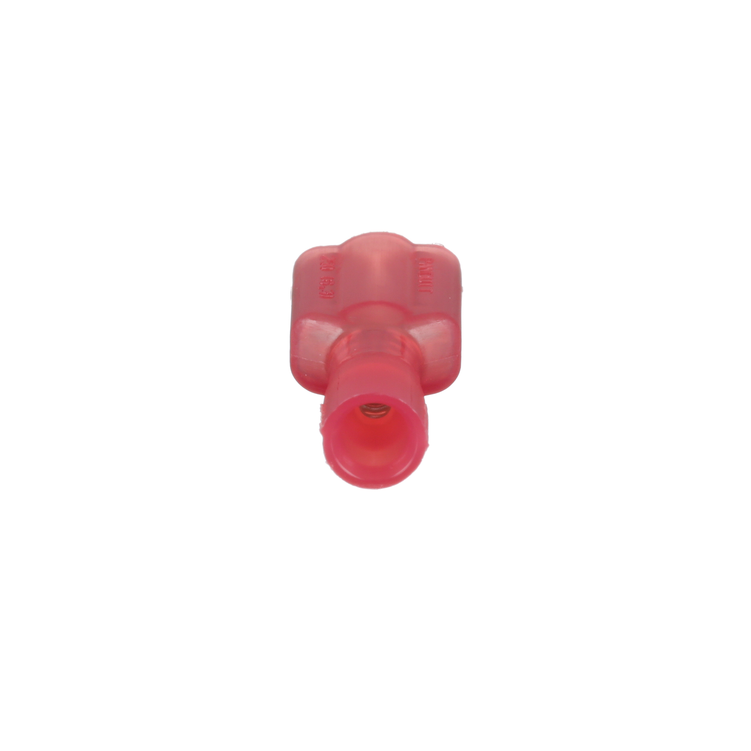 Clips isolés;6,35×0,8;rouge