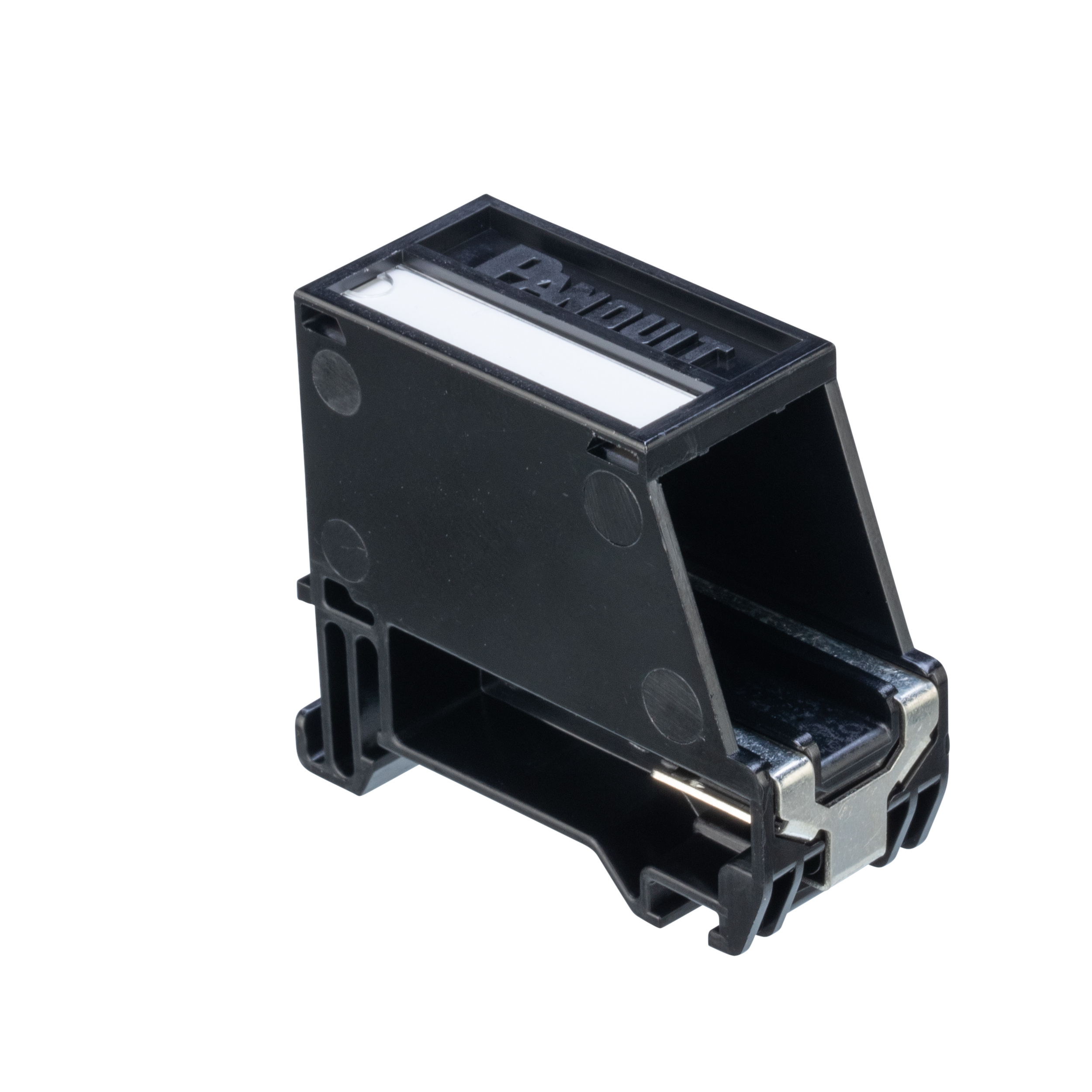 Mini-Com® DIN Korumalı Ray Montaj Adaptörü, tek port, BL
