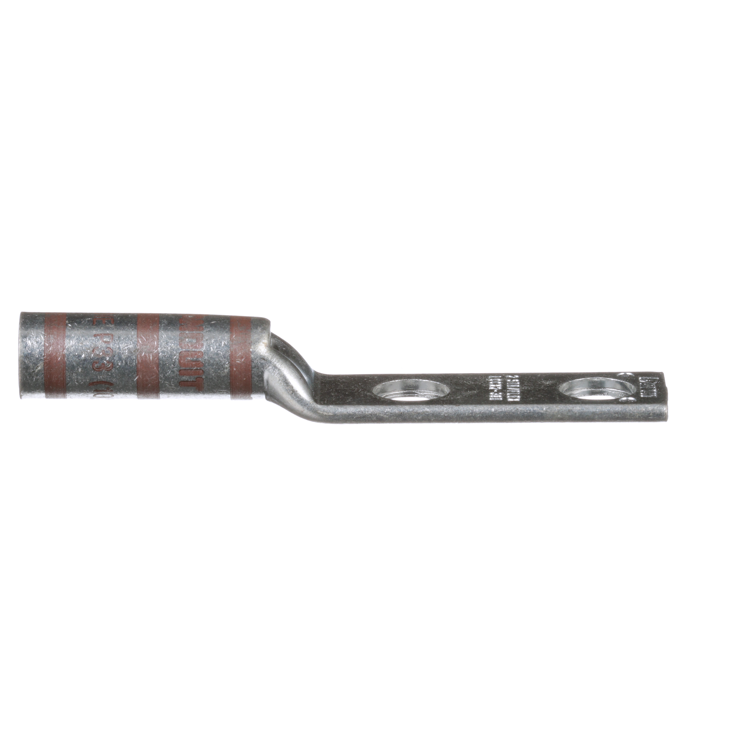 Bağlantı Muhafazası, Kalay Kaplı Bakır, Düz, İki 9.5mm Somun, 20'li Paket