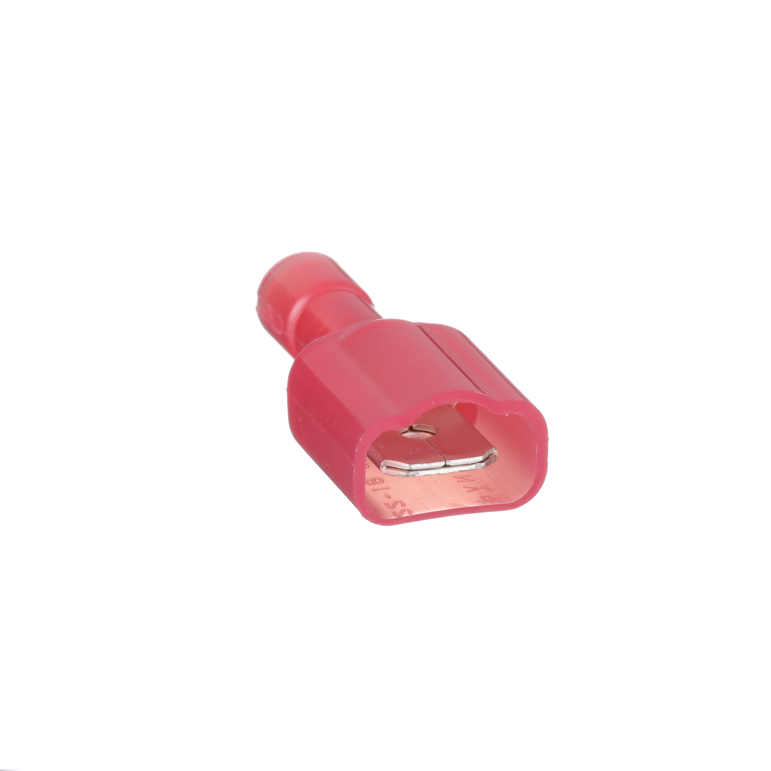 Kesici Terminal, Kırmızı, Naylon, 0.5-1mm² Kablo, 6.3 x 0.8 mm Levha, 1000'lik Paket