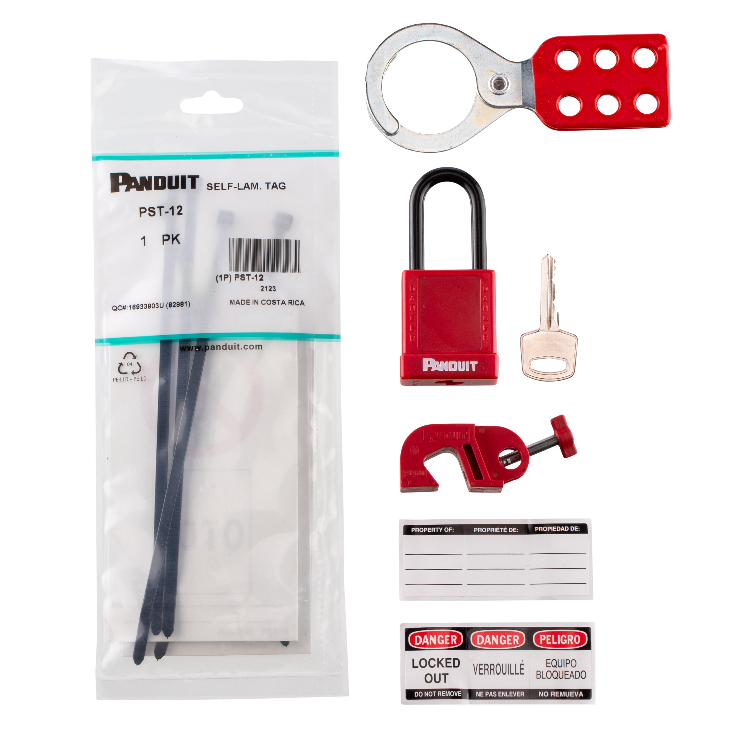 European Electrician Lockout Kit, 1 Kit,PK1