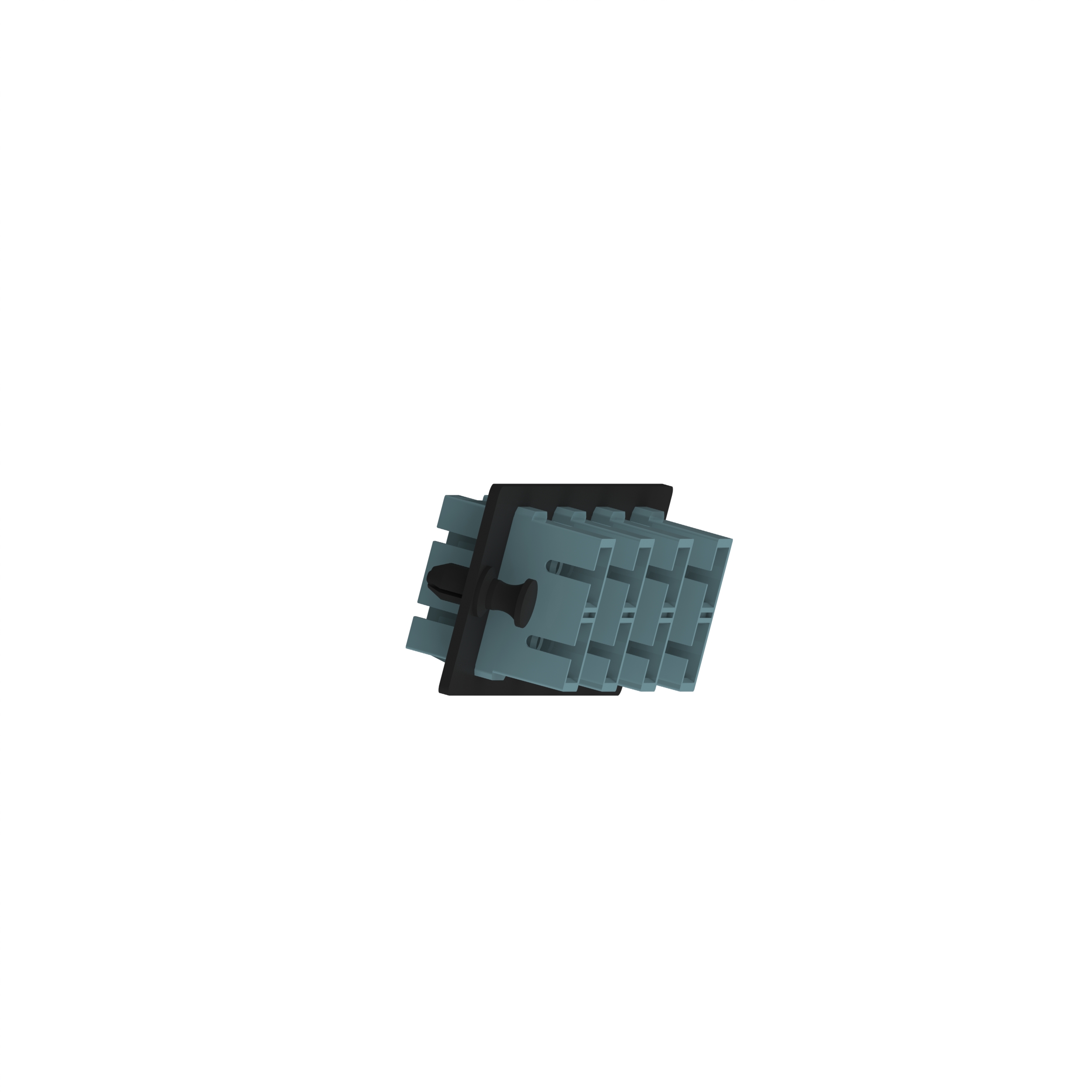 Opticom® Fiber Adaptör Paneli, OM4, 4 SC Çift Yönlü, Turkuaz