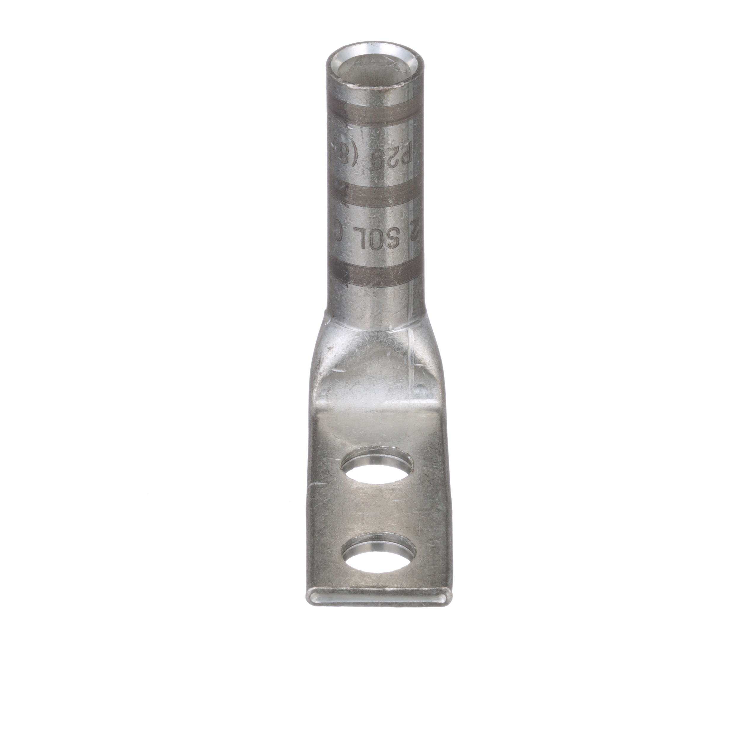 Bakır Bileşik Bağlantı Elemanı, 2 Delikli, 4-3A, 2A, 1/4" Somun, 5/8", 90°, 50'li Paket