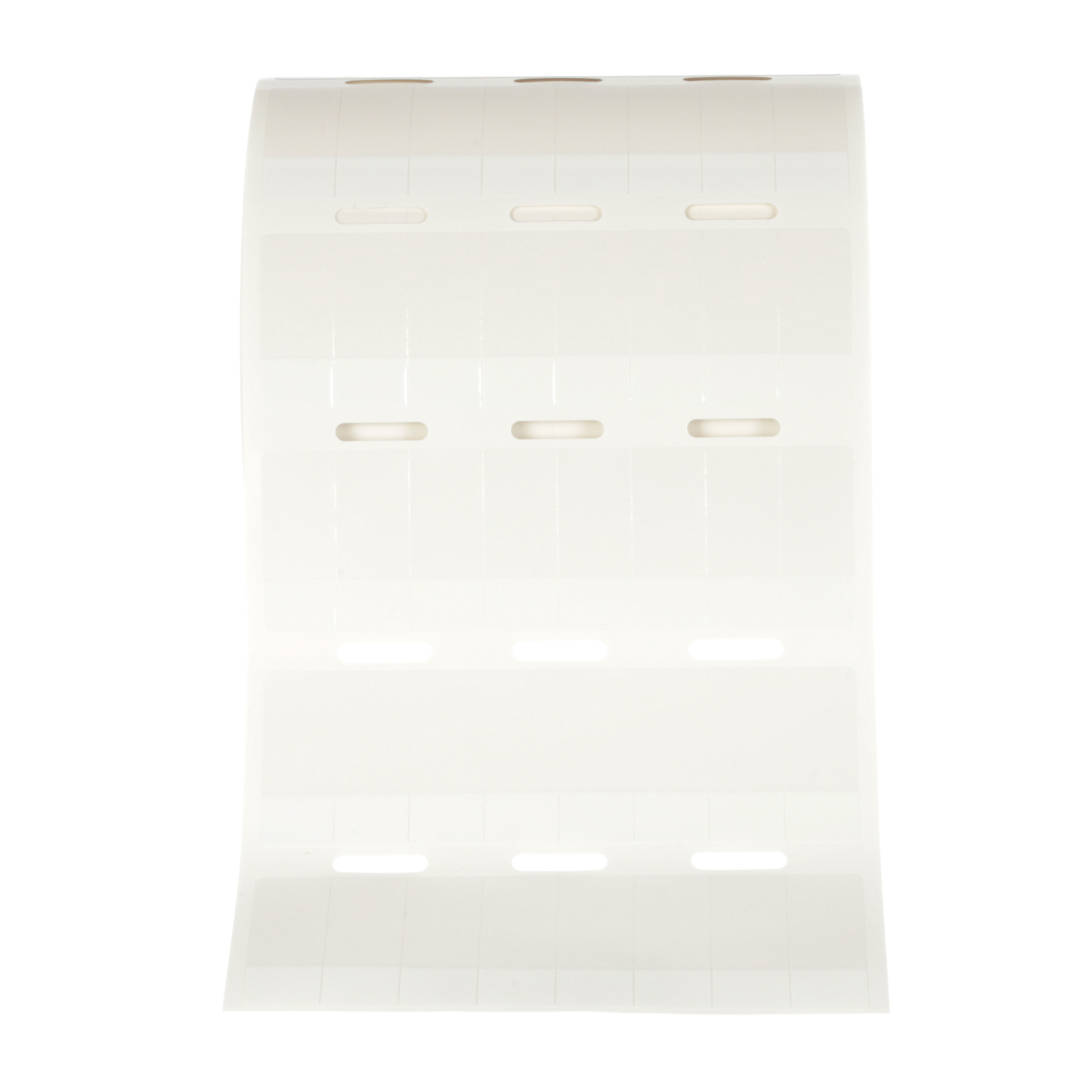 Kendiliğinden Yapışan, Vinil, Beyaz, 5000 Etiket, 1" Çekirdek, TT, 31.8x12.7mm, 9.7mm PO H