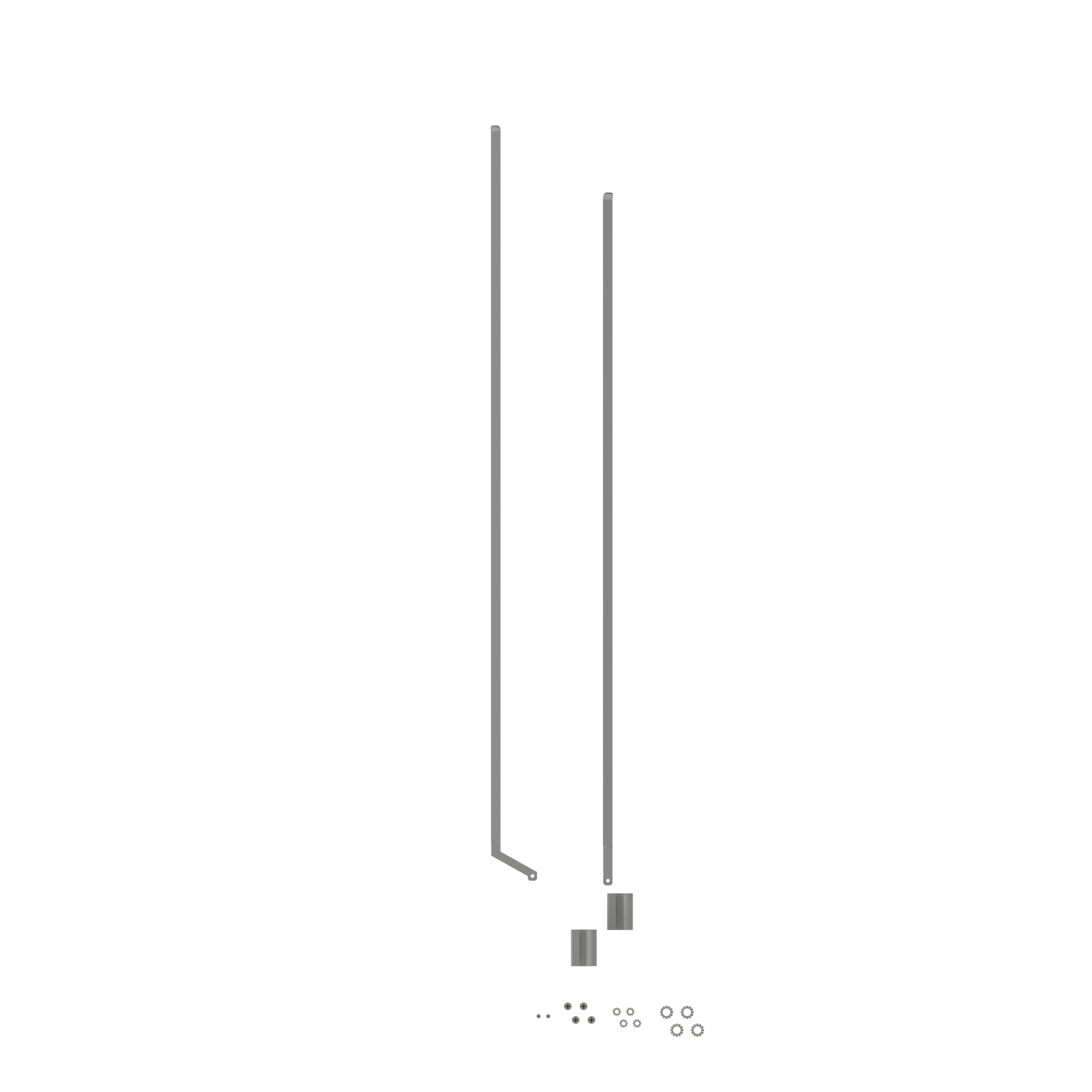 FlexCore™ ODF 600mm Kapı Sallantı Dönüştürme Seti Sağ El, Gri