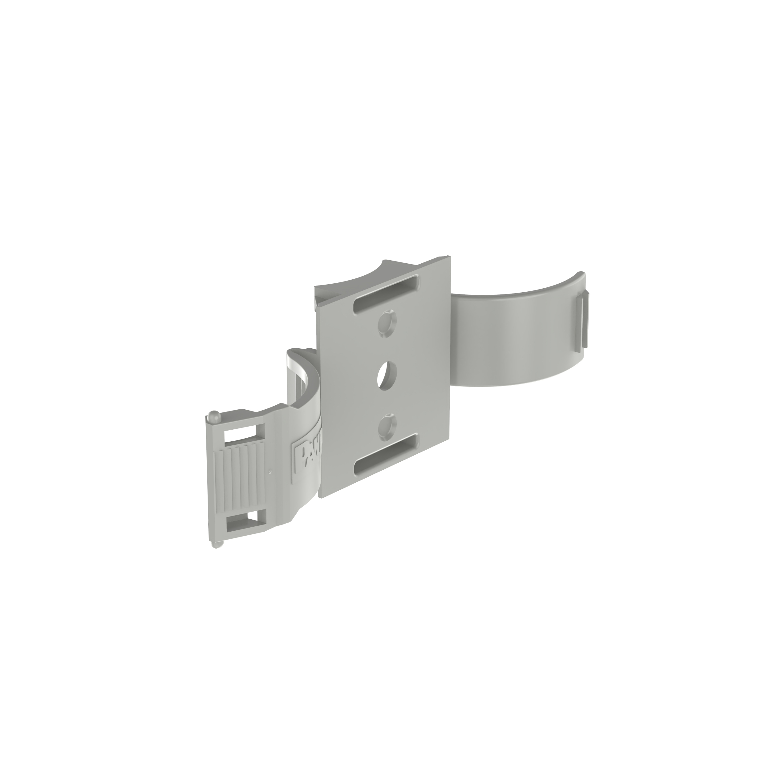 Ayarlanabilir Kelepçe, Gri, PP, Vida, 25.4x25.4mm, 100'lü Paket