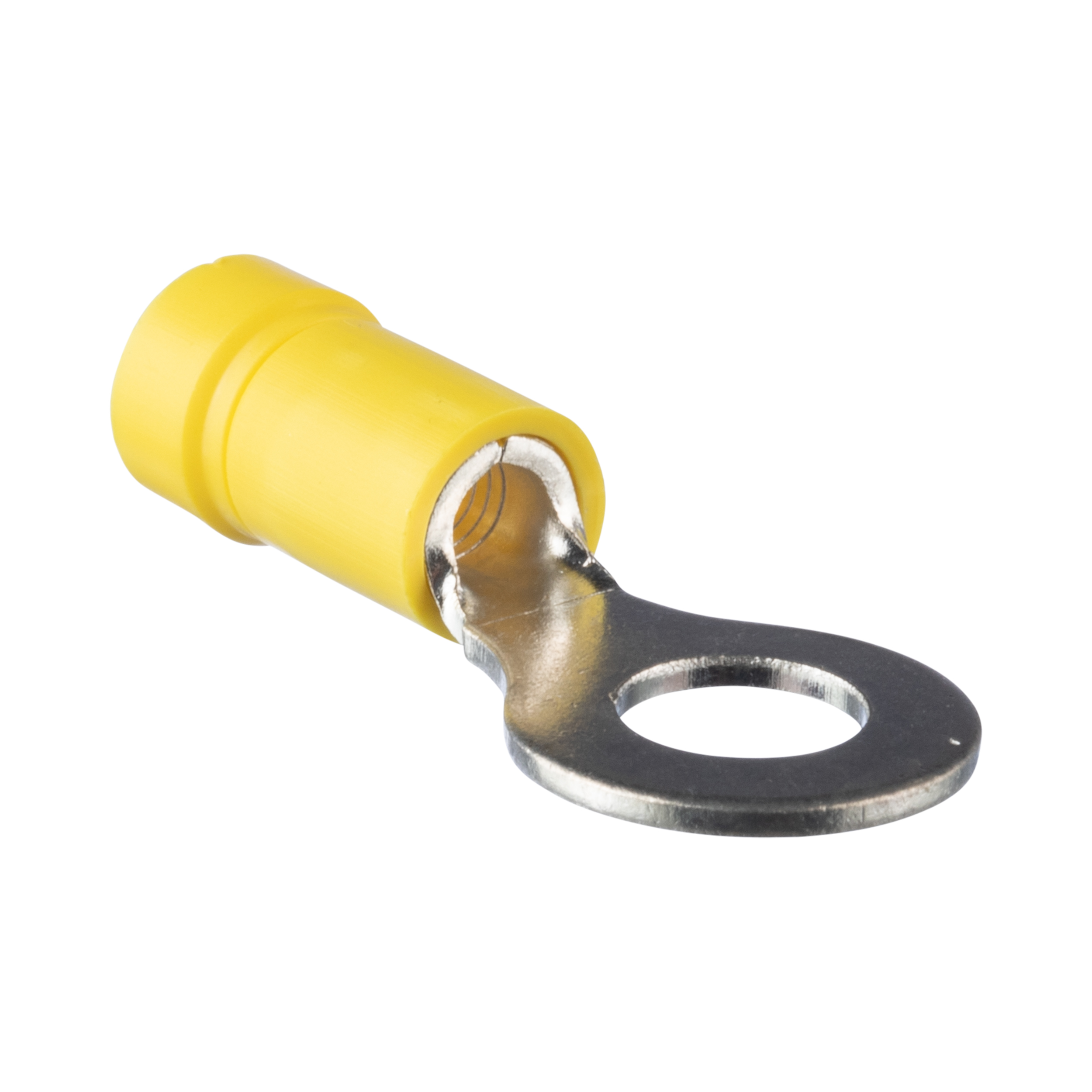 Halka Terminal, Sarı, Vinil, 6mm Çaplı, 6- 1.5mm², 25'li Paket