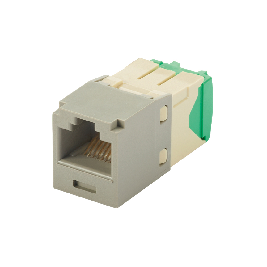 UTP RJ45 Cat 6 28/30 AWG TG Dişi Modül, Uluslararası Gri