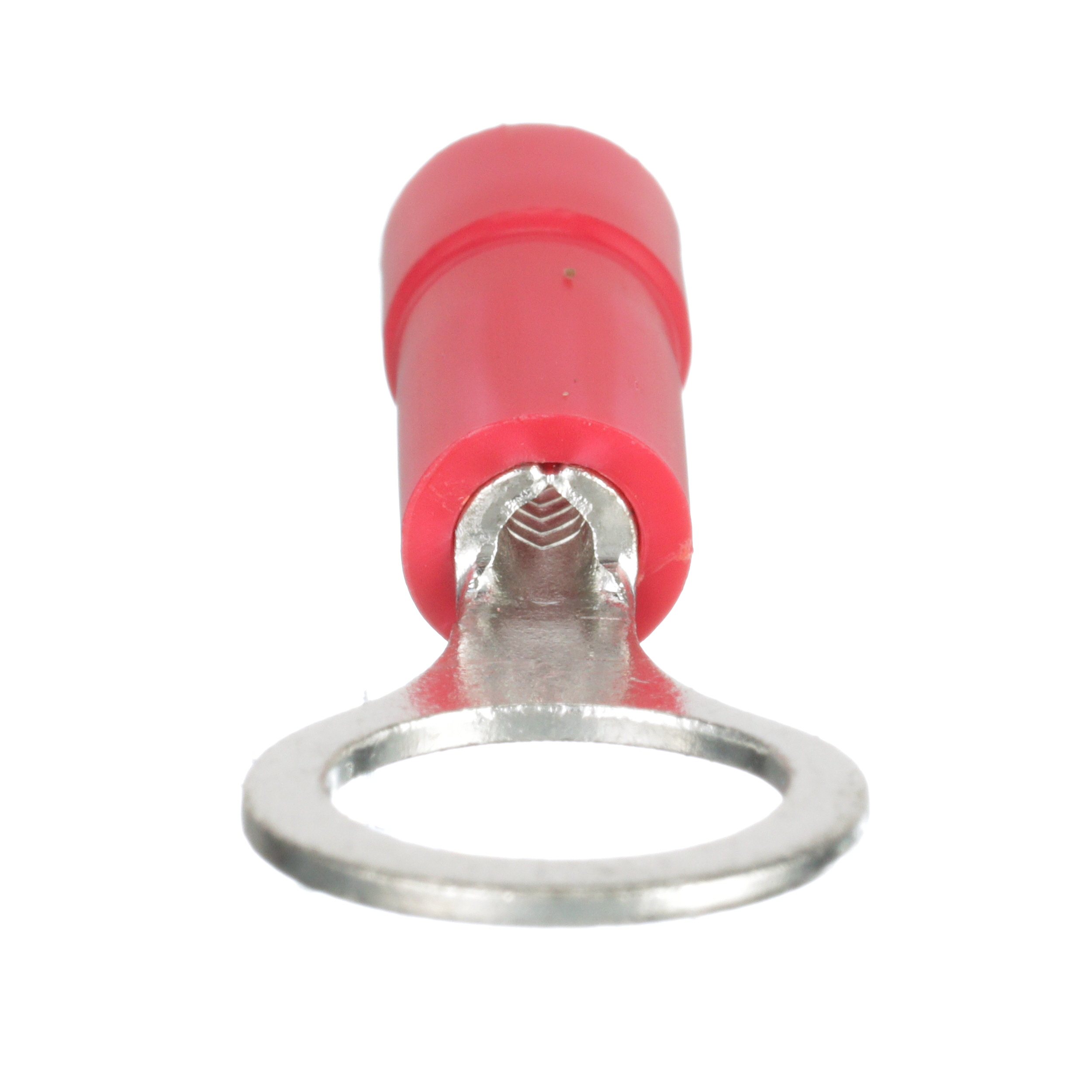 Halka Terminal, Kırmızı, Vinil, 5/16" Somun, 0.5-1.5mm² Kablo, 1000'li Paket