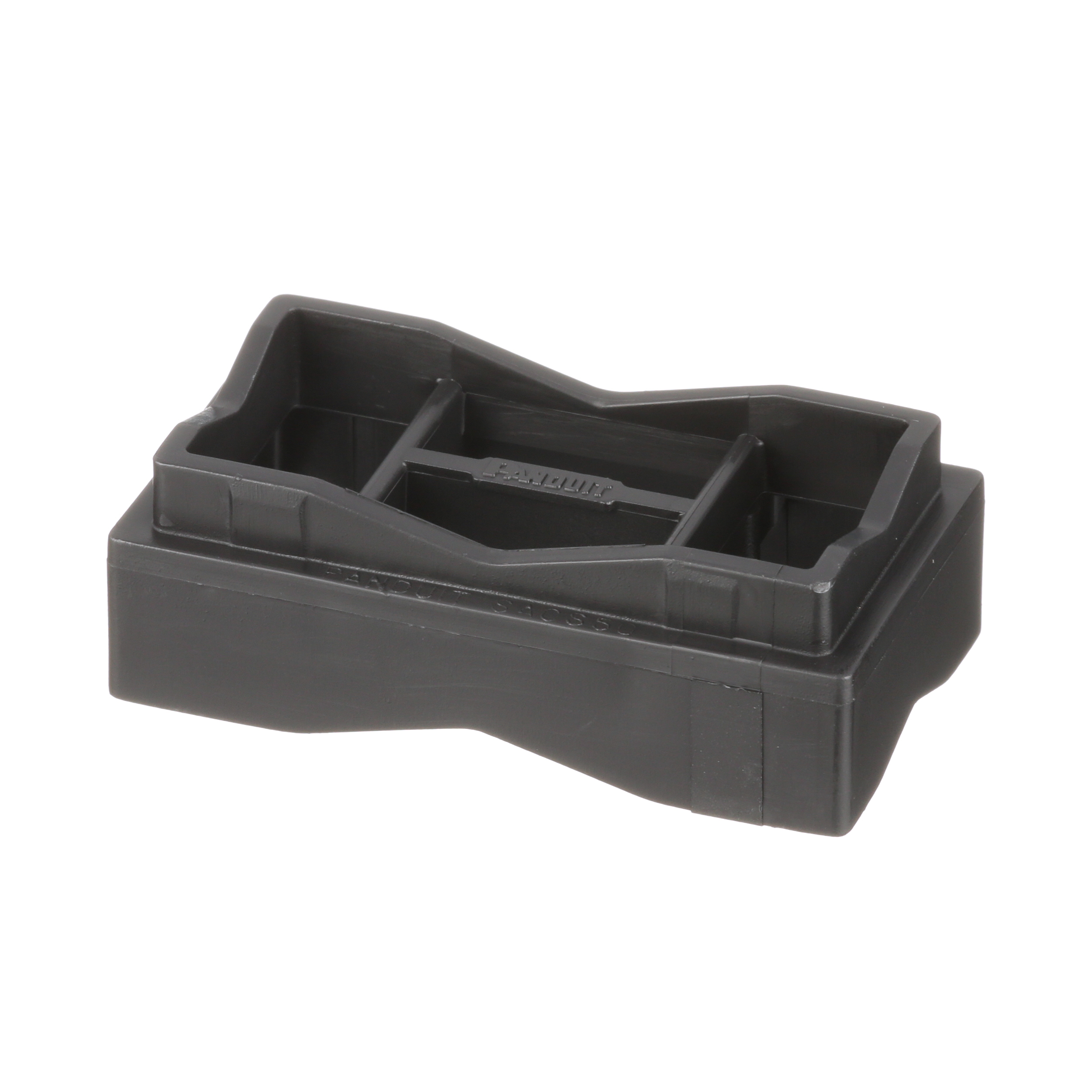 Cable Spacer, Black, UV PP, Cable Tie, 52.8x29.5mm, PK200