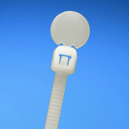 İşaretli Kablo Bağı, Bayrak, Minimum, 10.9 cm, Doğal, Paket 1000
