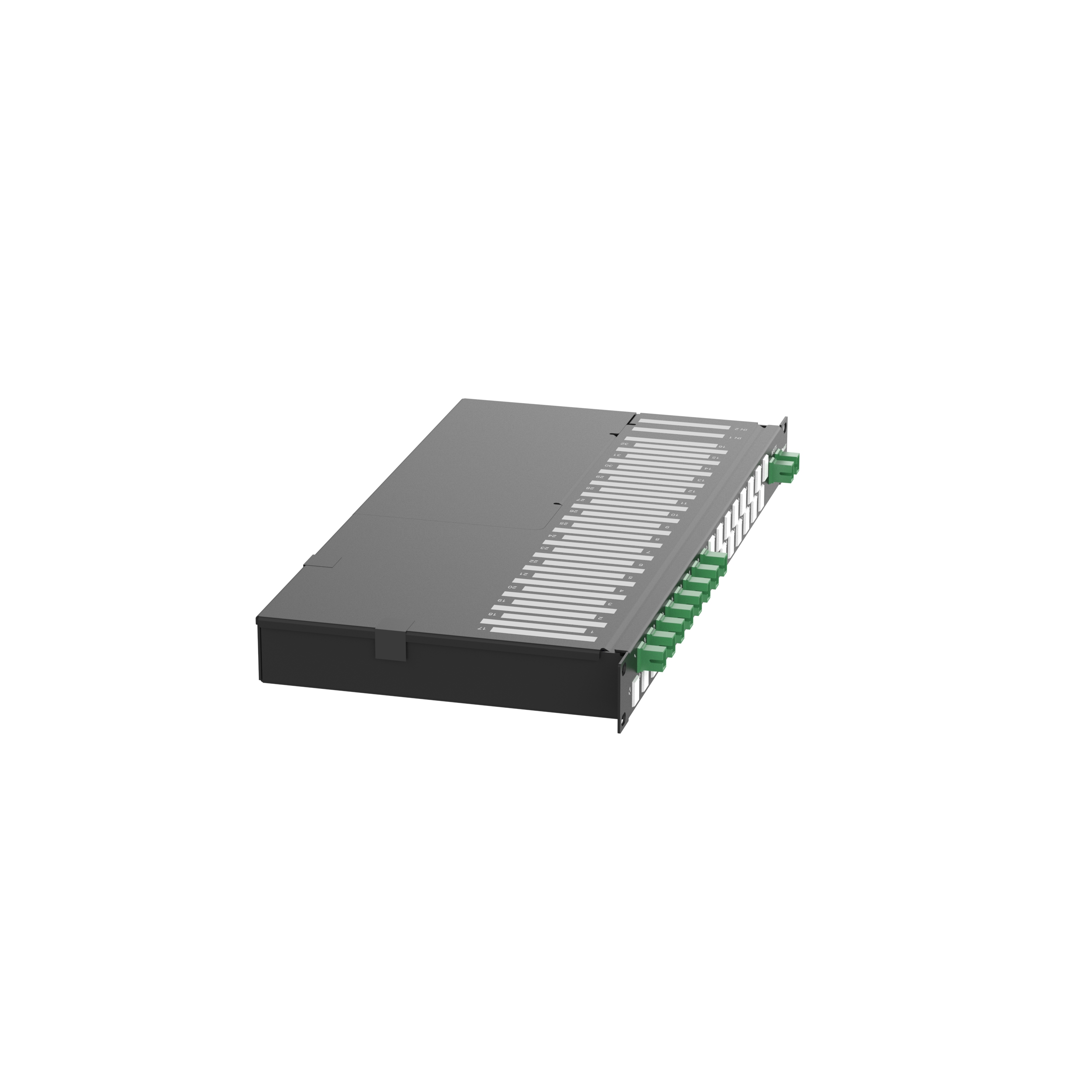 1 RU PON Bölücü Kaseti, 2 x 8 SC-APC to SC-APC
