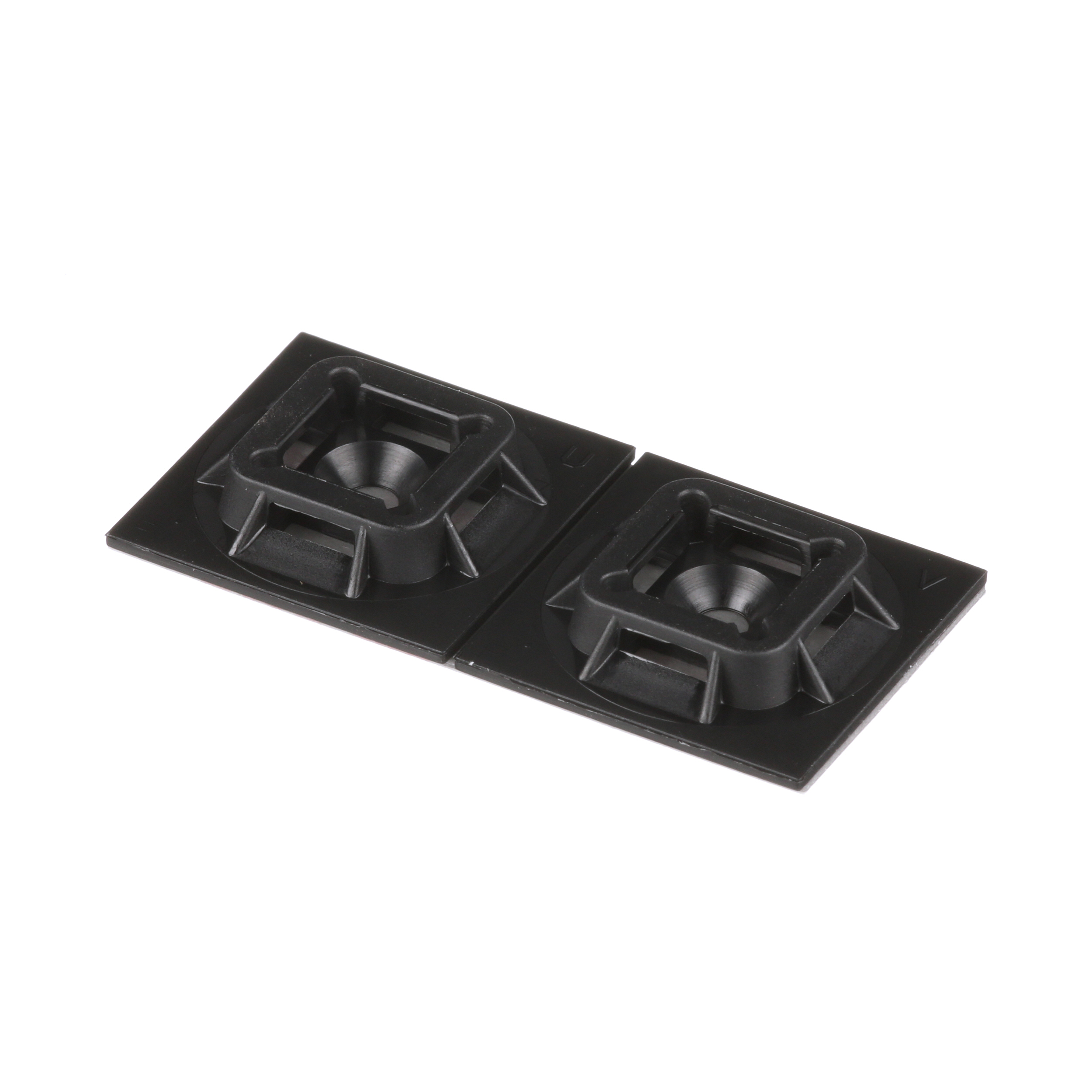 Süper-Grip™ Montaj, Siyah, Yüksek Isı/UV PA6.6, VHB, 28.4mm kare, PK100
