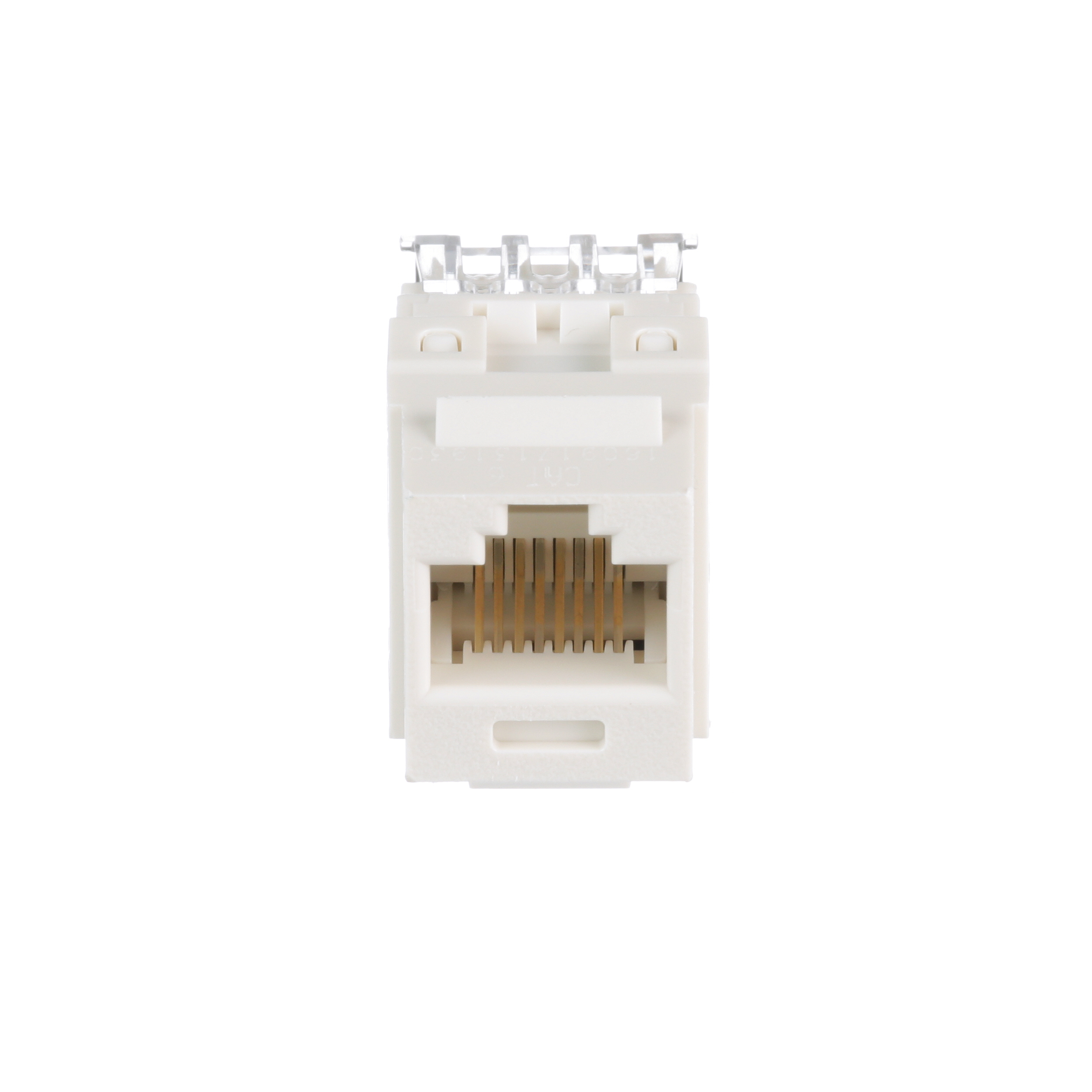 Bükümlü Çift RJ45 Cat 6 Çıkış Keystone Jak Modülü, IW