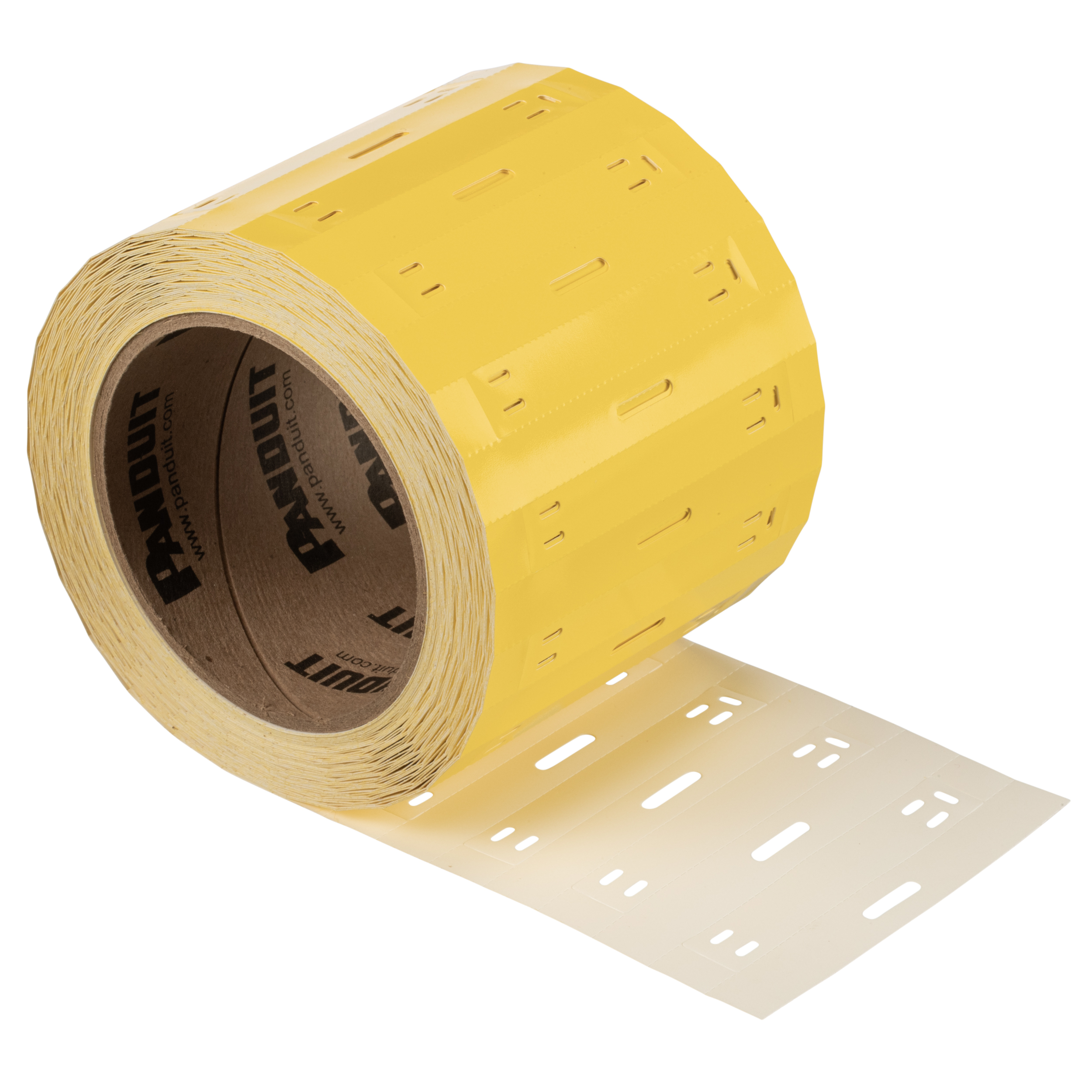 Mkr Plaka, Polyester/Oleofin, TT, TIA Sarı, 12.7x76.2mm, 500 Etiket