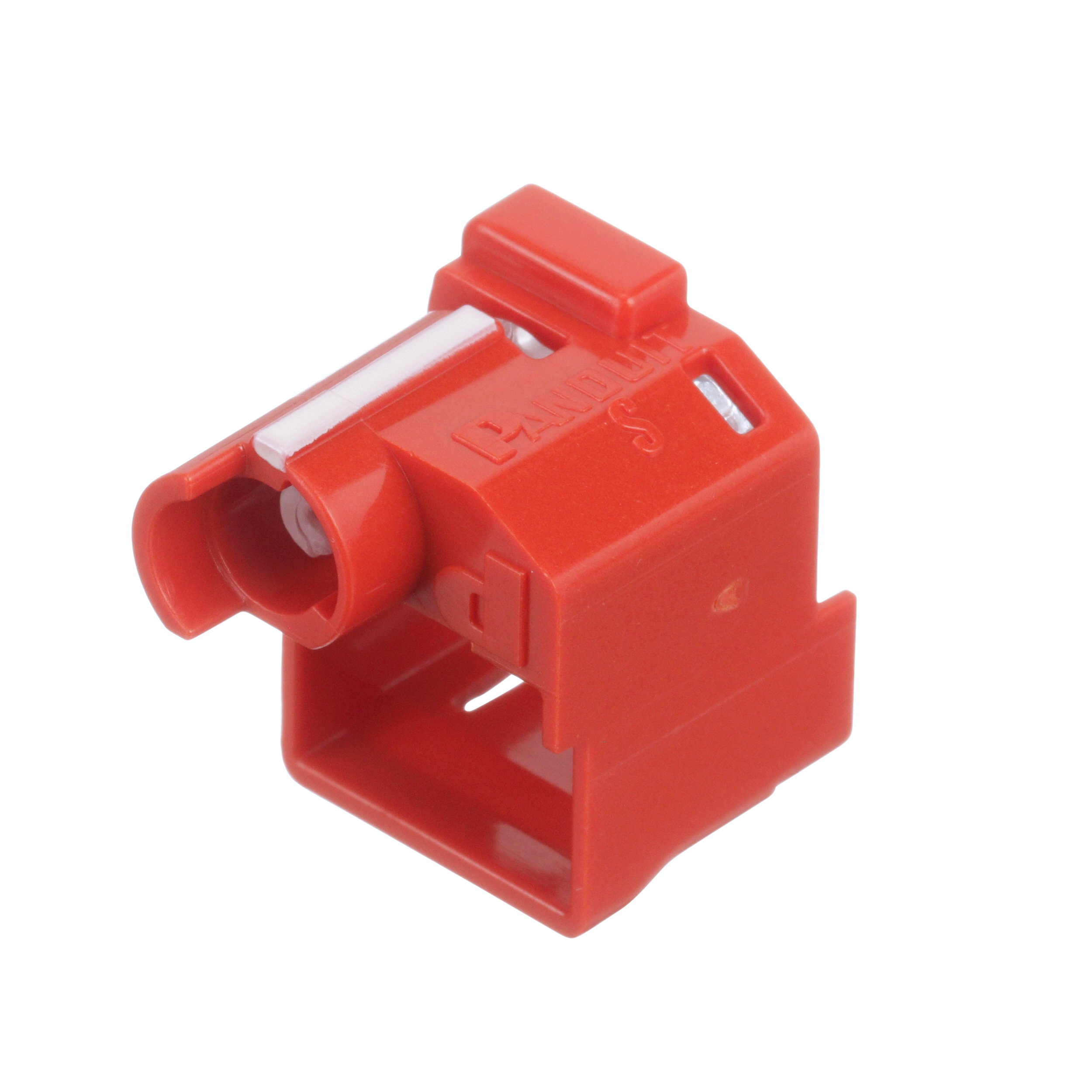 Super Recessed, Lock-In Devices, Red, PK 100