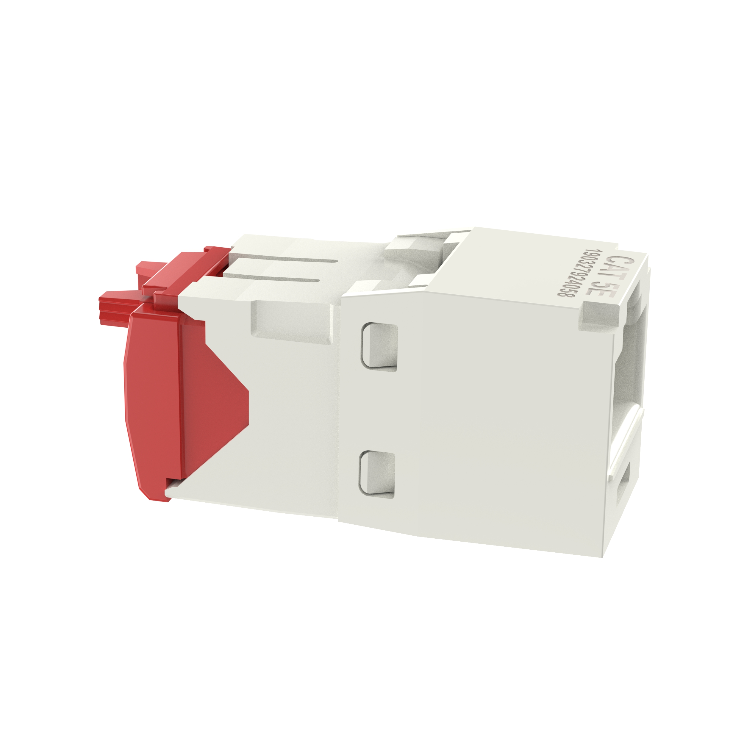 Mini-Com® UTP RJ45 Cat 5e TG Jack Module, IW