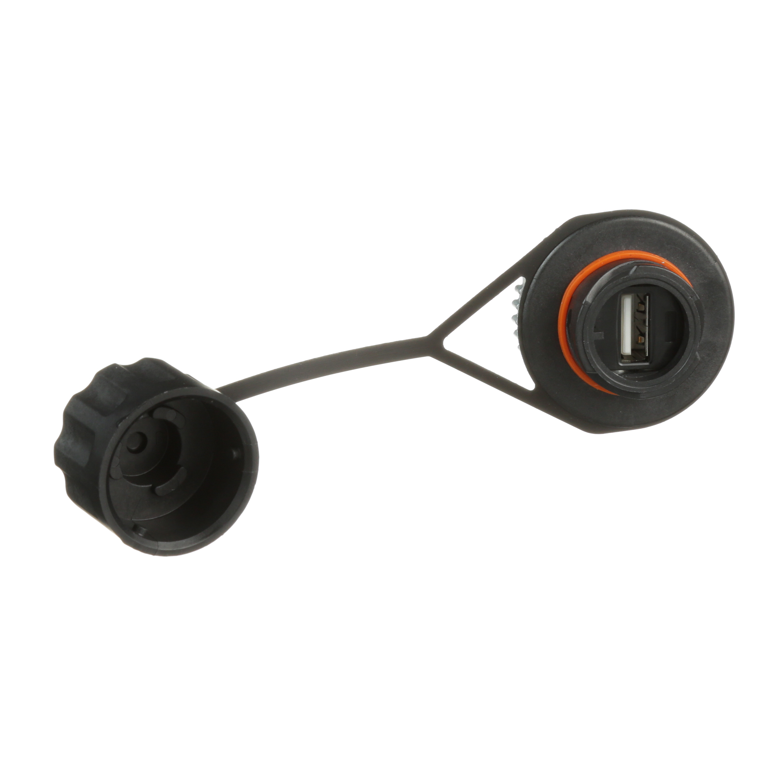 Industrial USB Female A-A 2.0 Bulkhead Coupler