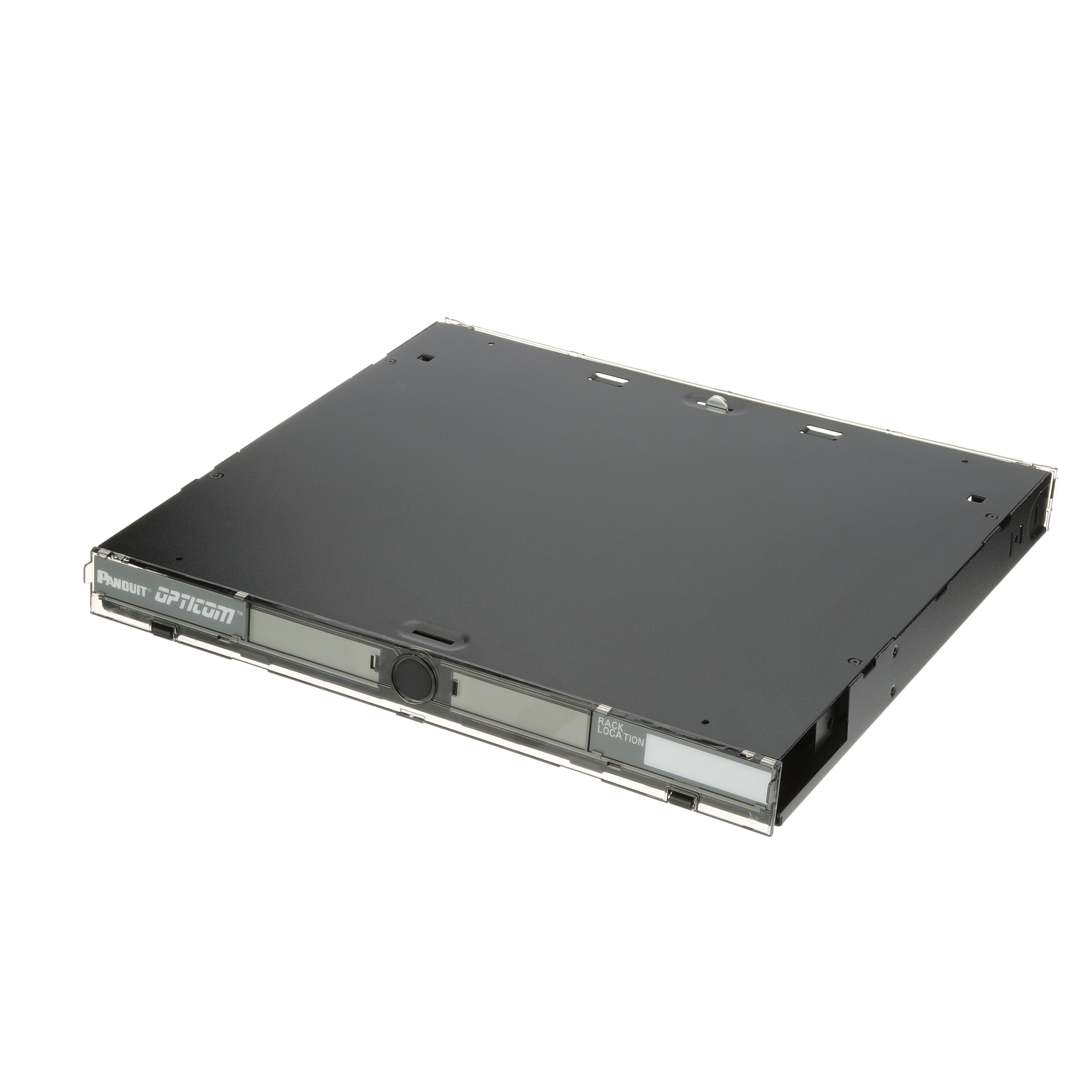 Opticom® Raf Montaj Kutusu, Siyah, 1 RU, 3 FAP/Kaset Yuvası