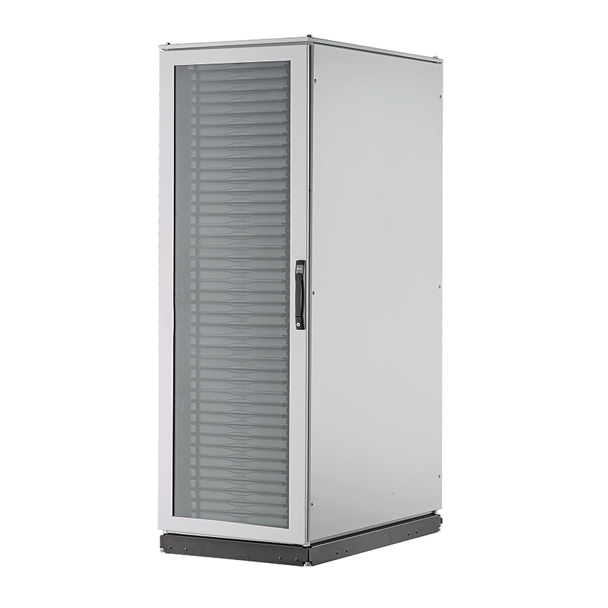 Micro Data Center, NEMA Type 12, 42RU, Solid Panels