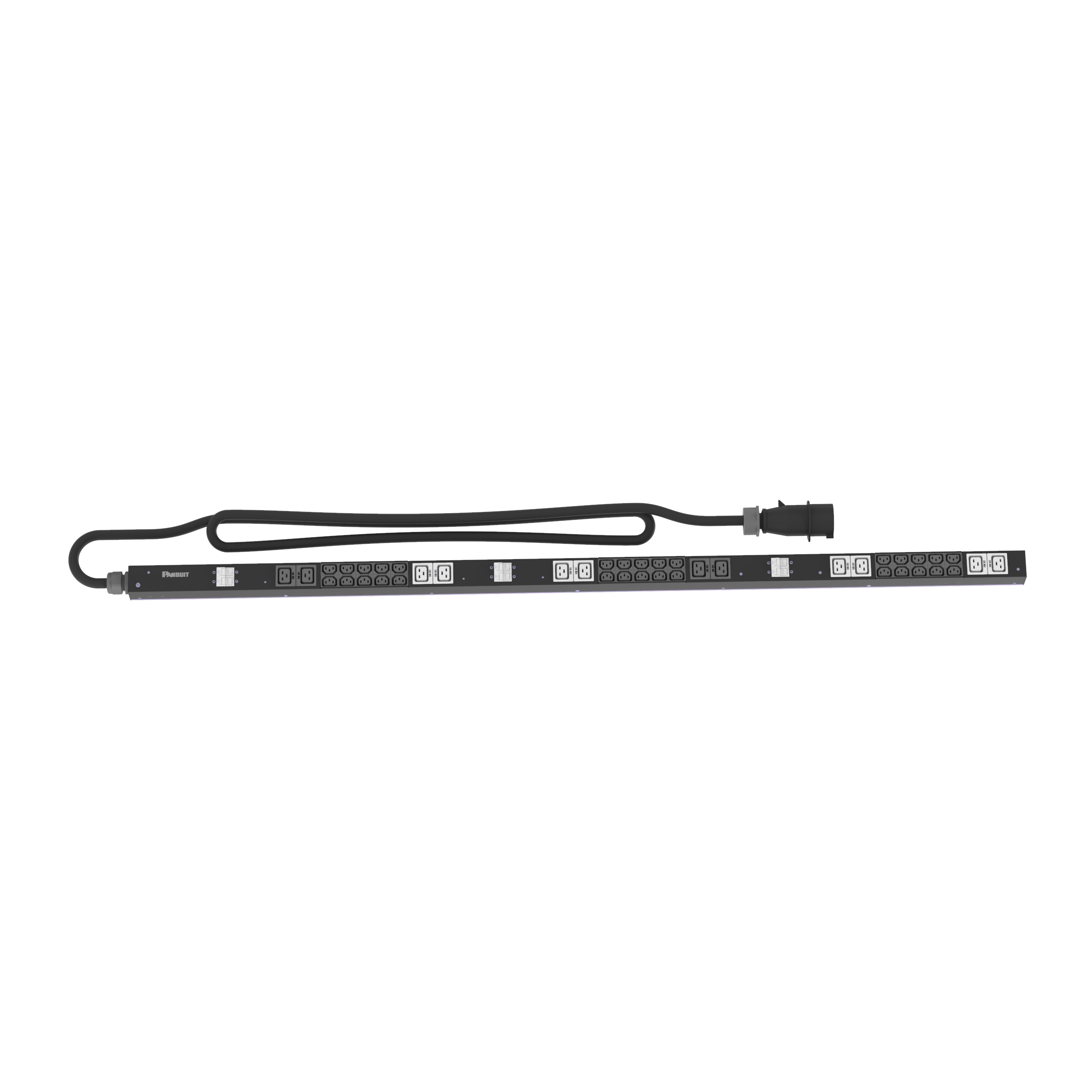 Temel Güç Dağıtım Birimi, 32AMP, 400 V, (30)C13, (12)C19, (IP44)