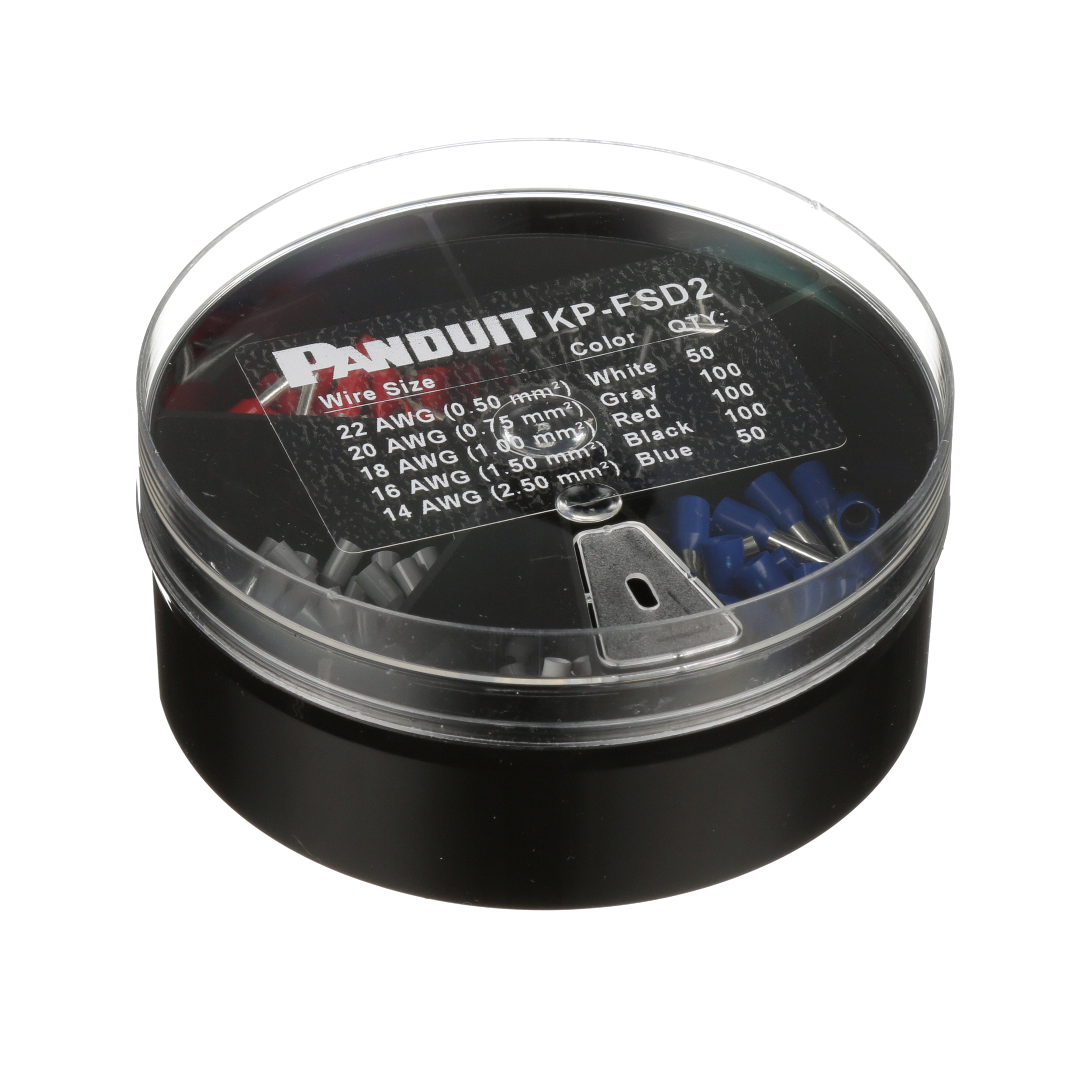 Ferrule Kit, .25-2.5mm²Wire,PK1