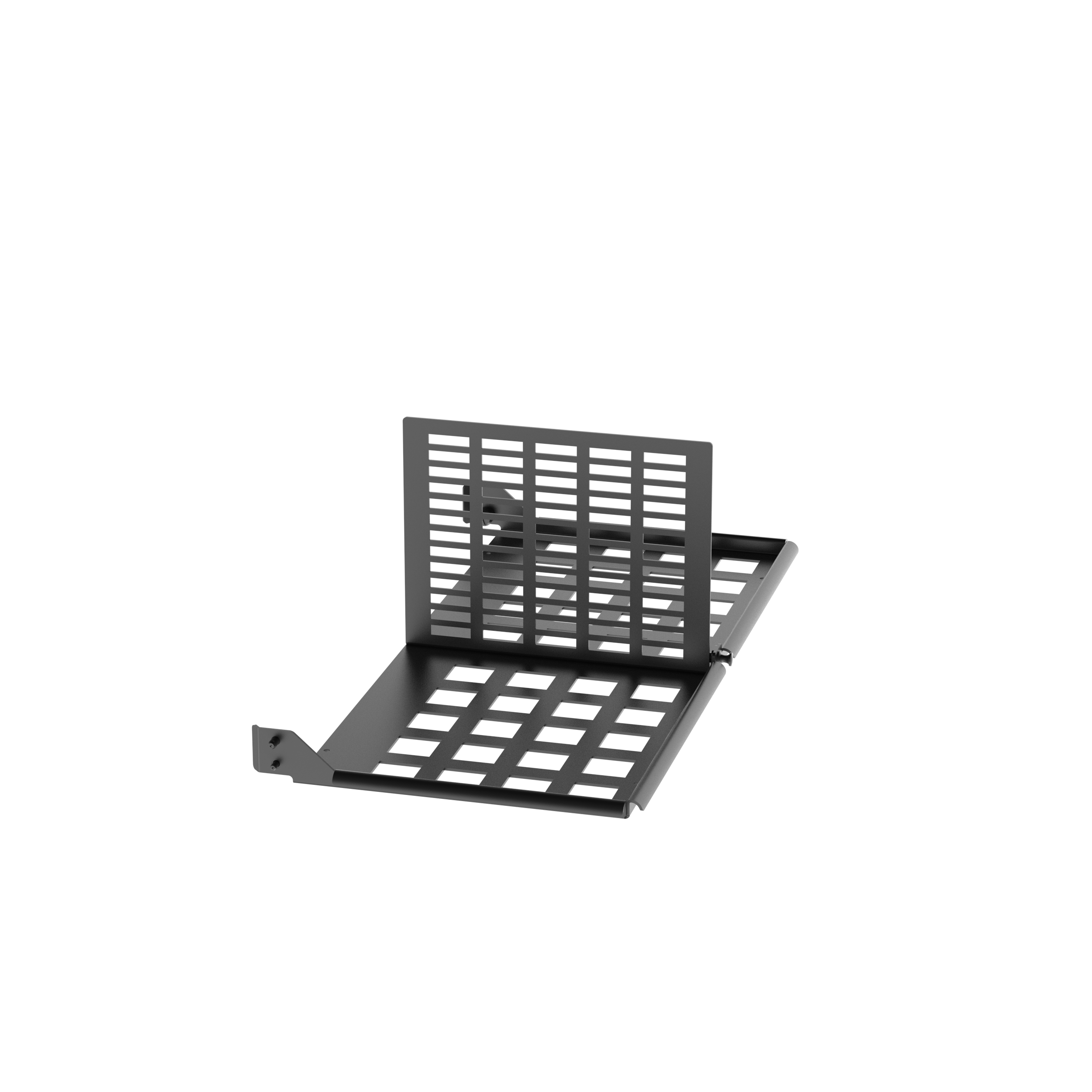 HD Flex Enclosure Trunk Slack Plate 4RU, White